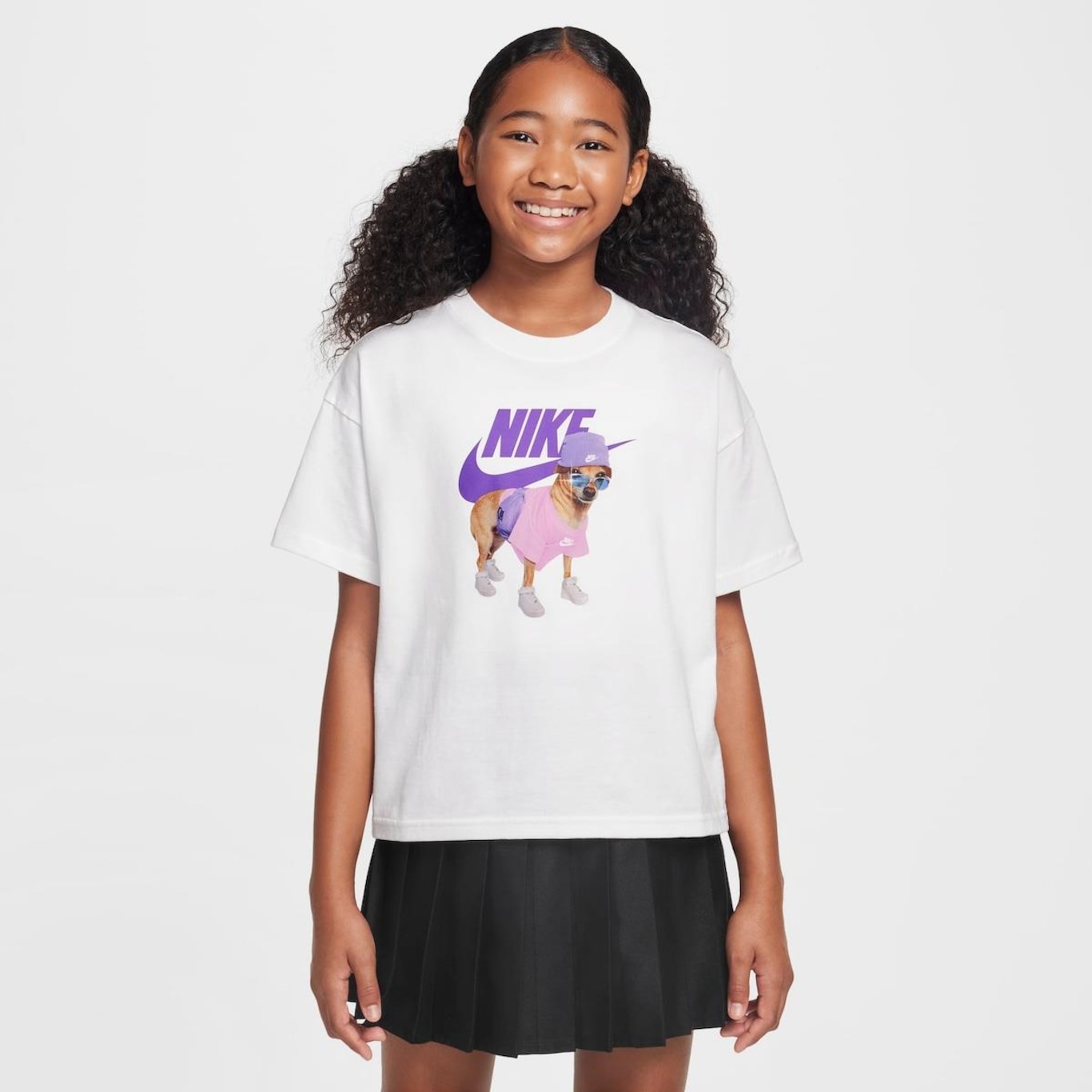 Camiseta Nike Sportswear Kc 2 - Infantil - Foto 1