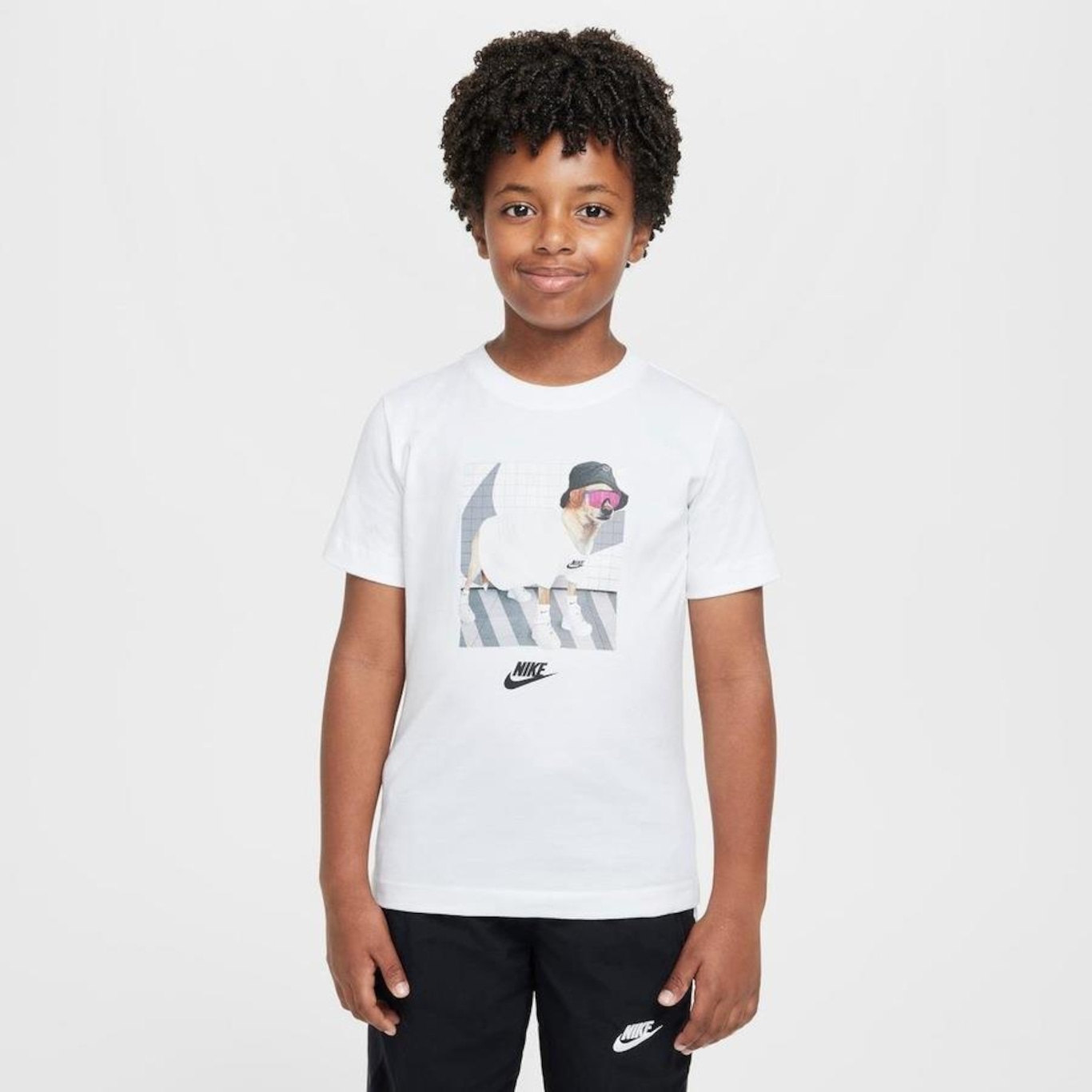 Camiseta Nike Sportswear Adapt - Infantil - Foto 1