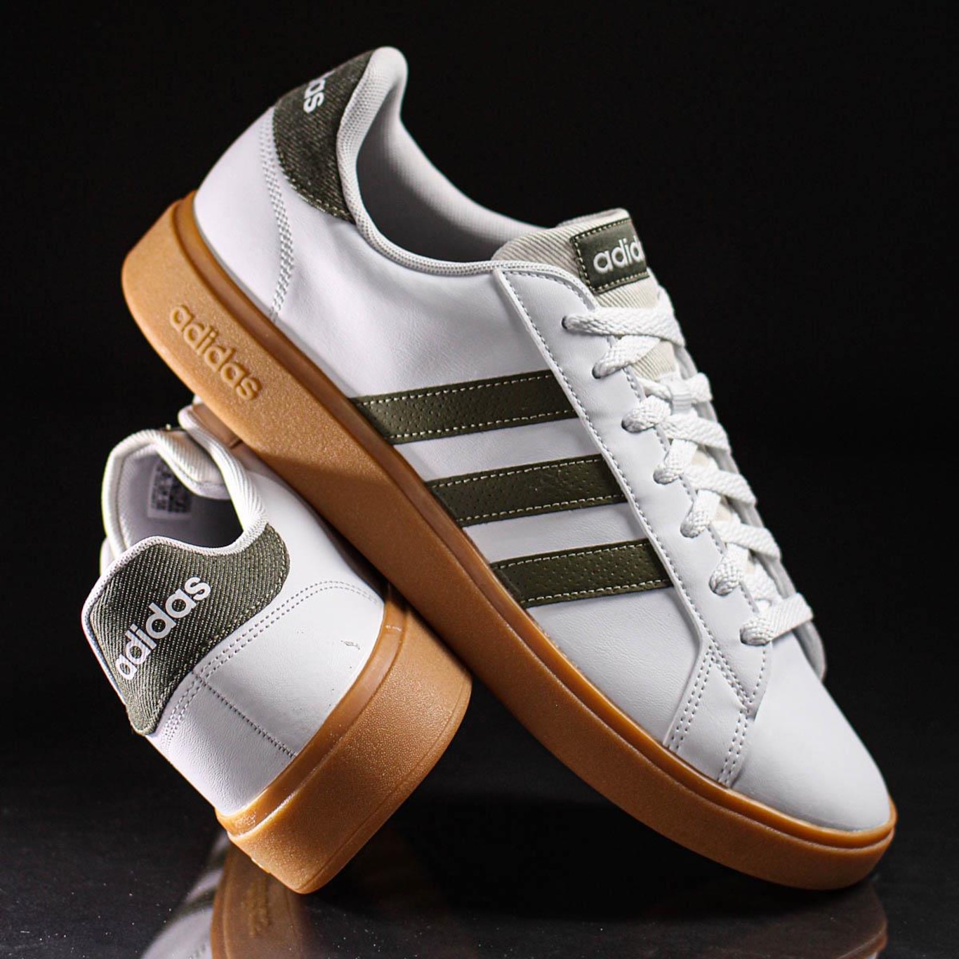 Tênis Adidas Grand Court Base 2.0 - Masculino - Foto 6