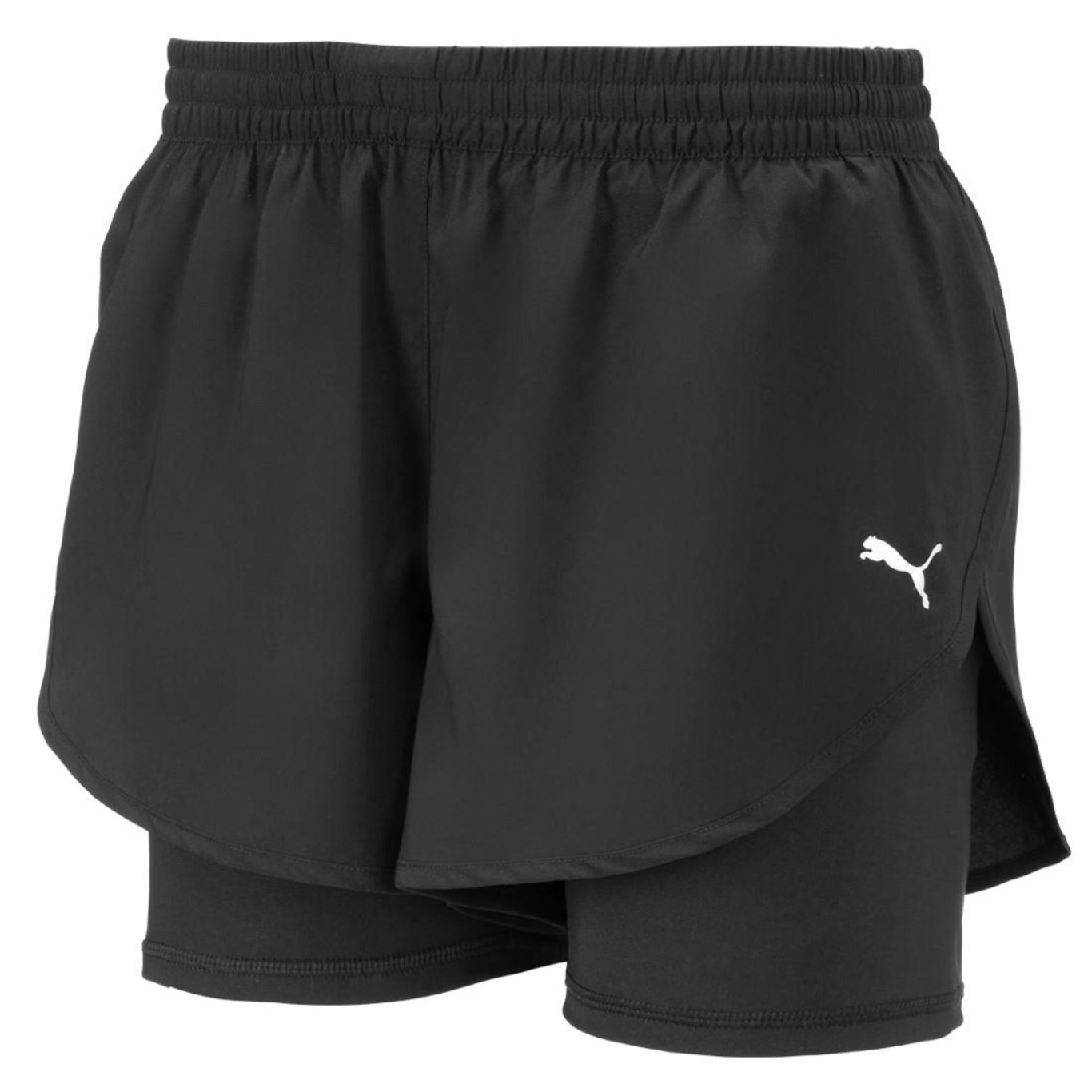 Short Puma 2 Em 1 Corrida - Feminino - Foto 1