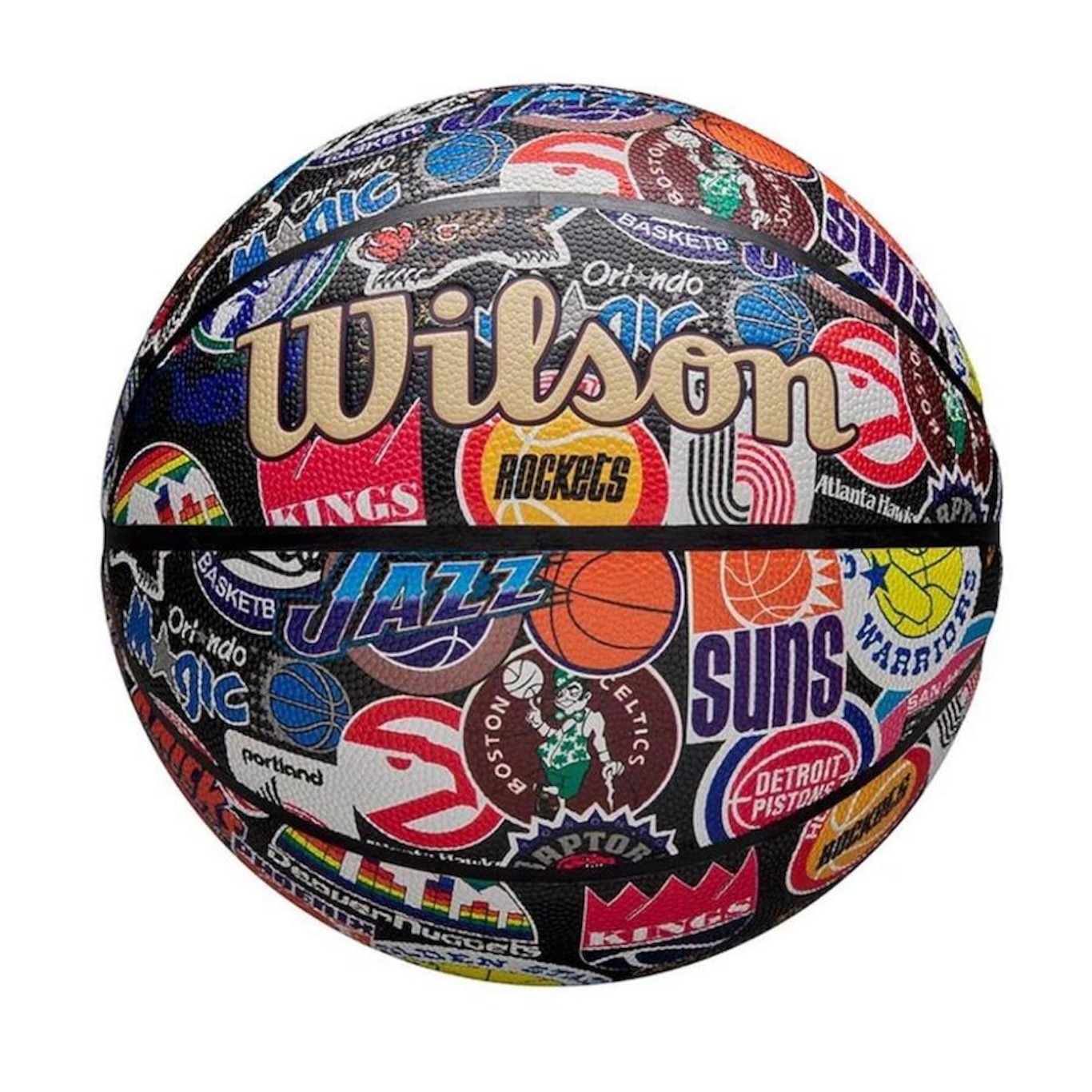 Bola de Basquete Wilson Nba All Team Retro #7 - Foto 1