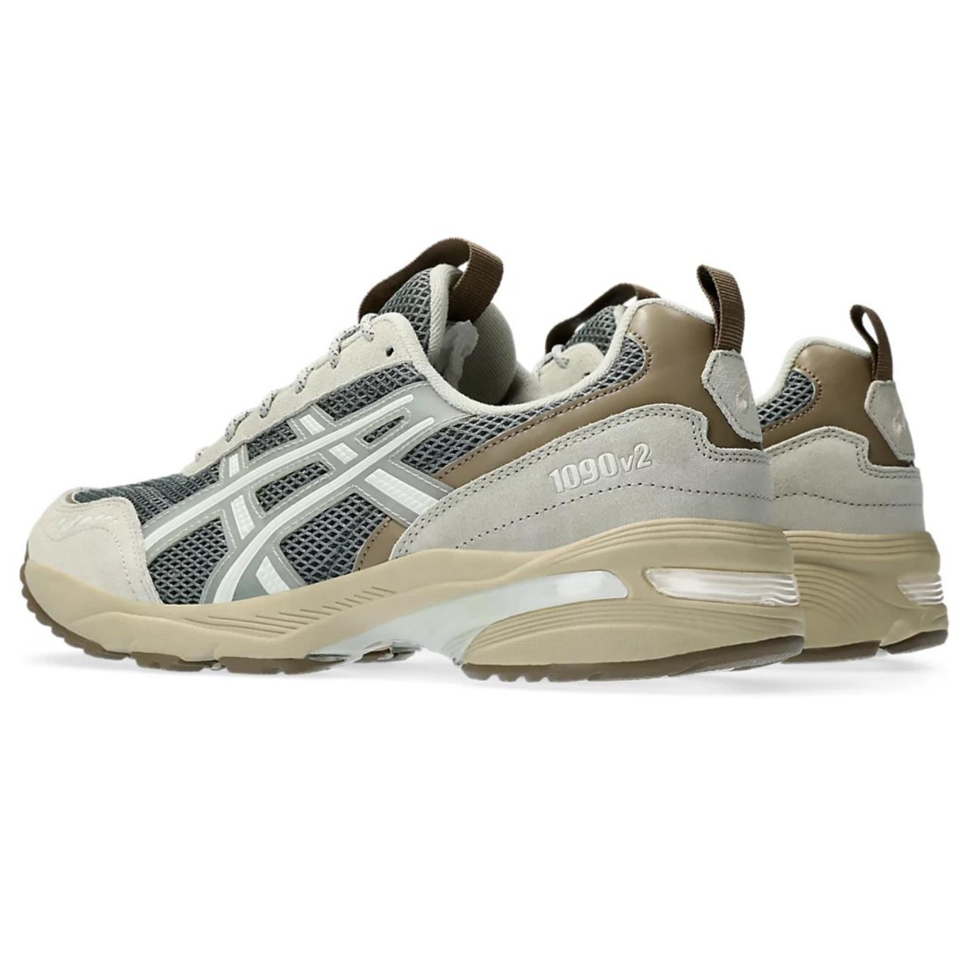 Tênis Asics Gel 1090 V2 Masculino - Cinza/Marrom - Foto 3