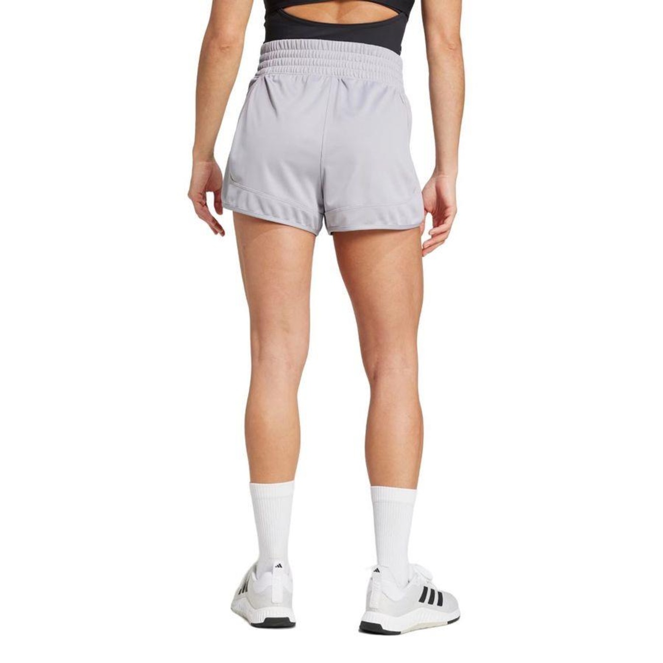 Shorts adidas Pacer Knit Feminino - Foto 3