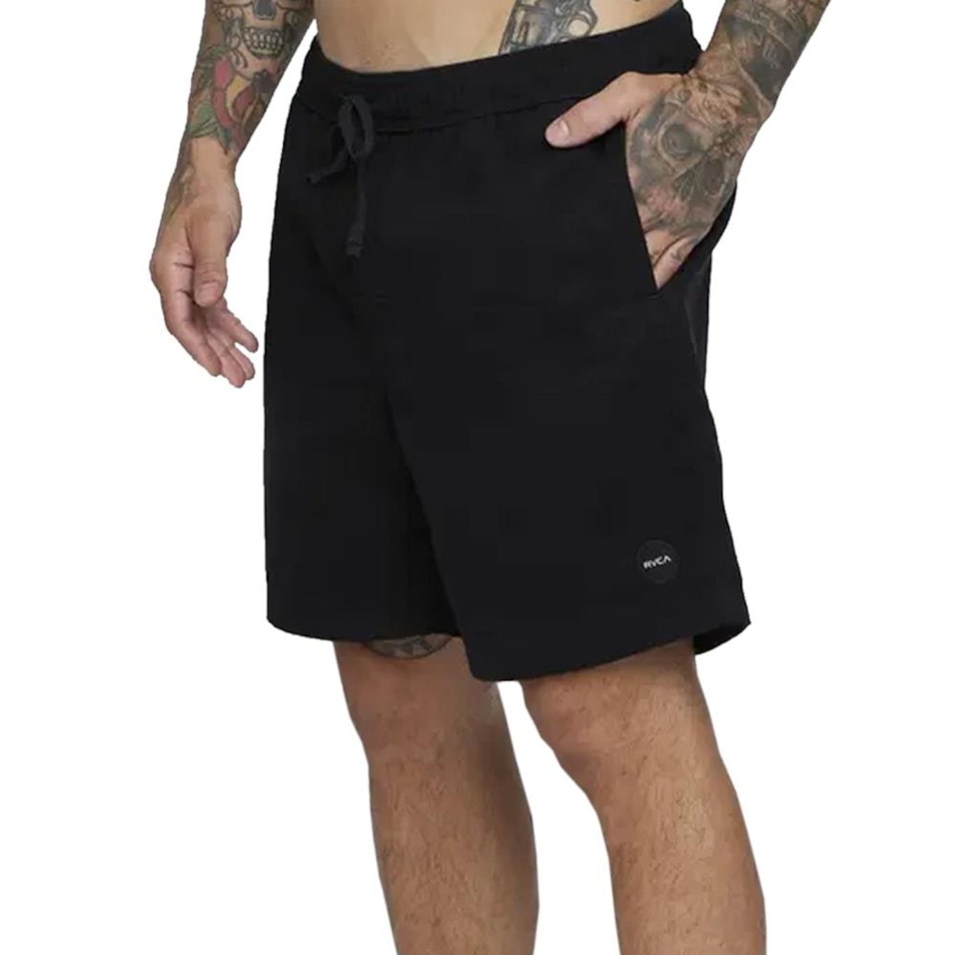 Bermuda Elástico Rvca Escalope - Masculina - Foto 4