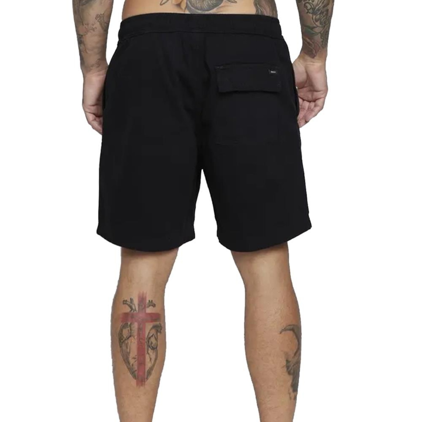 Bermuda Elástico Rvca Escalope - Masculina - Foto 5