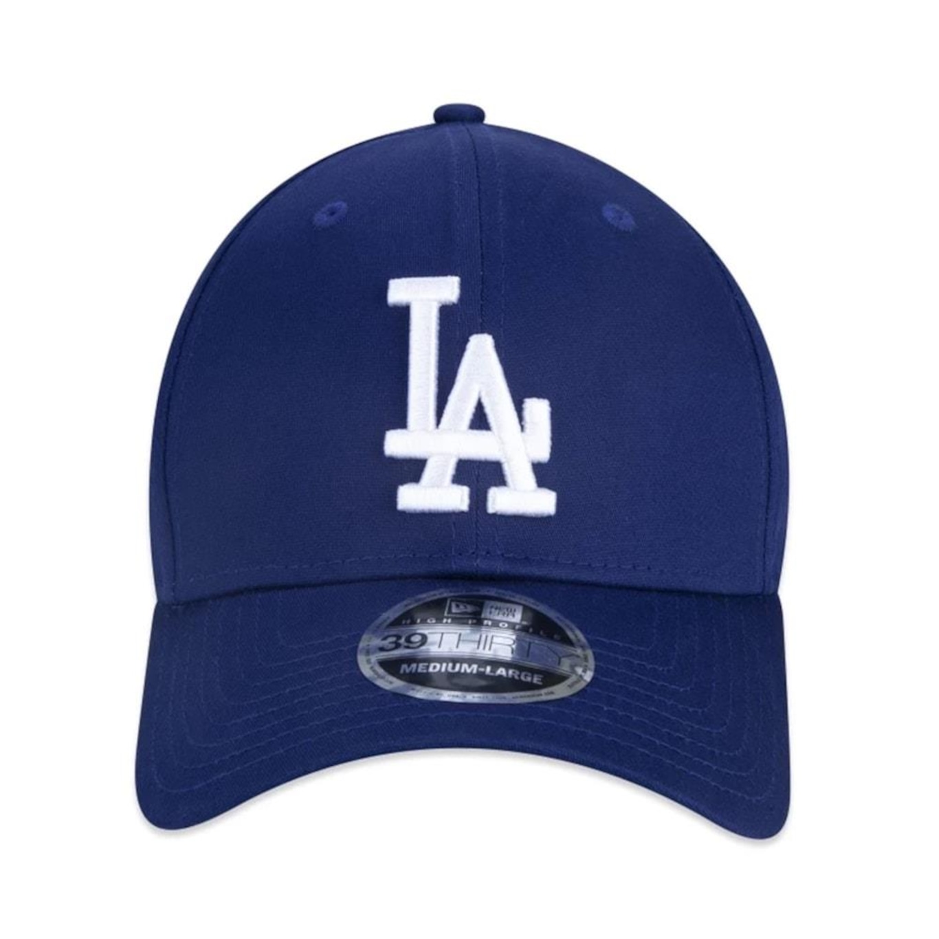 Boné Aba Curva New Era 39Thirty Mlb Los Angeles Dodgers Royal - Fechado - Adulto - Foto 2