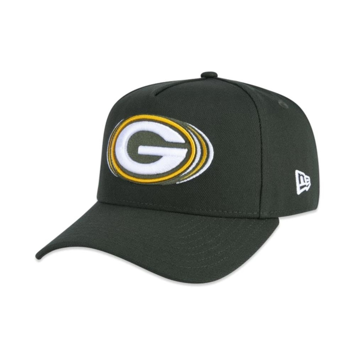 Boné Aba Curva New Era 9Forty A-Frame Nfl Green Bay Packers World Of Logos - Snapback - Adulto - Foto 1