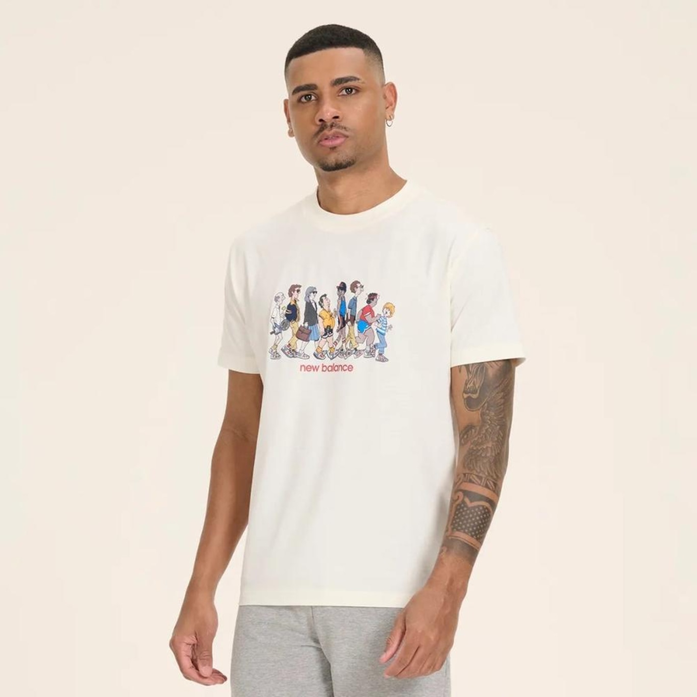 Camiseta New Balance Archive Walk - Masculina - Foto 4