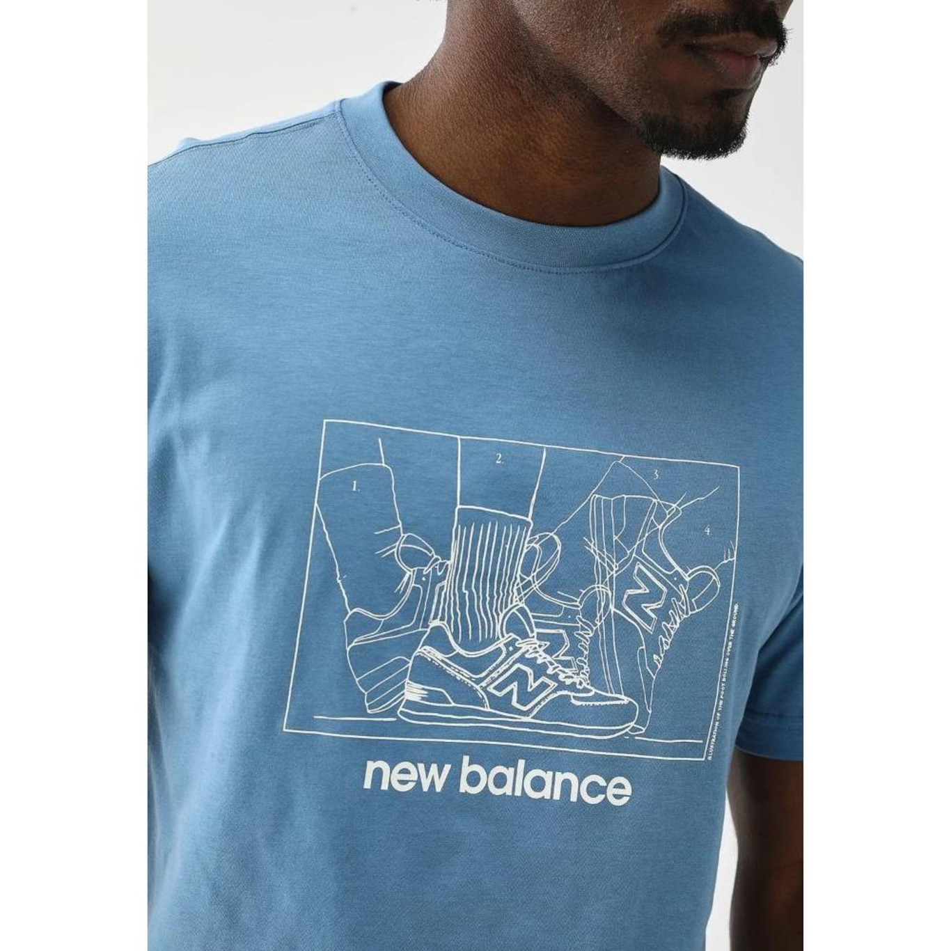 Camiseta New Balance Science - Masculina - Foto 4