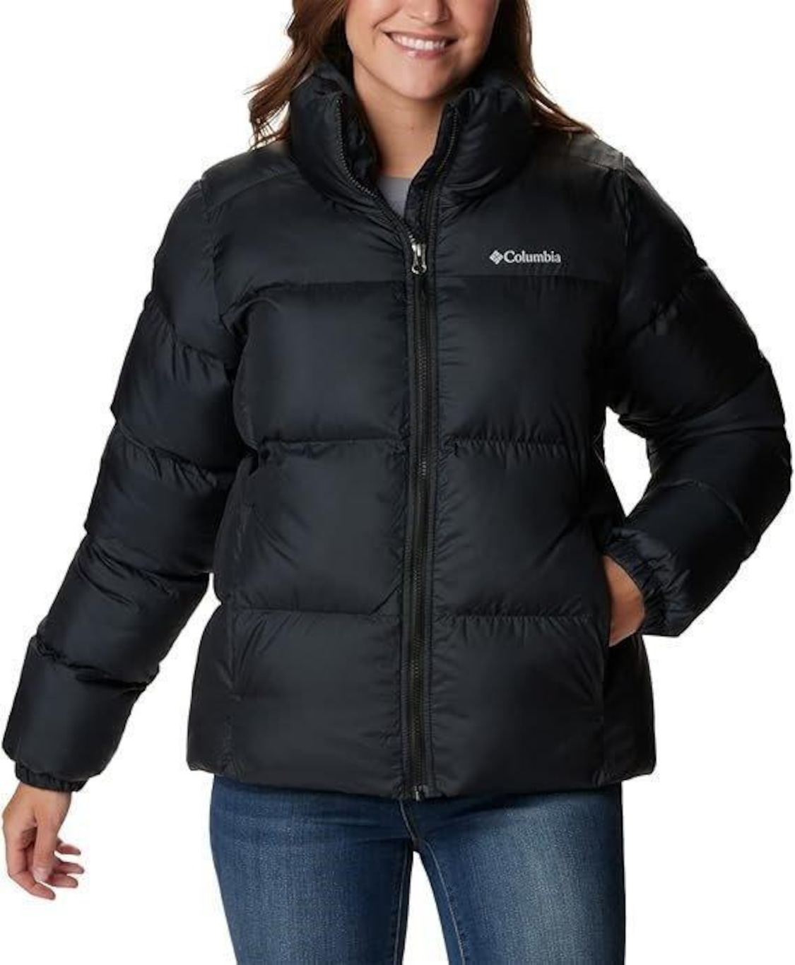 Jaqueta Columbia Puffect Ii Full Zip Feminina - Foto 1