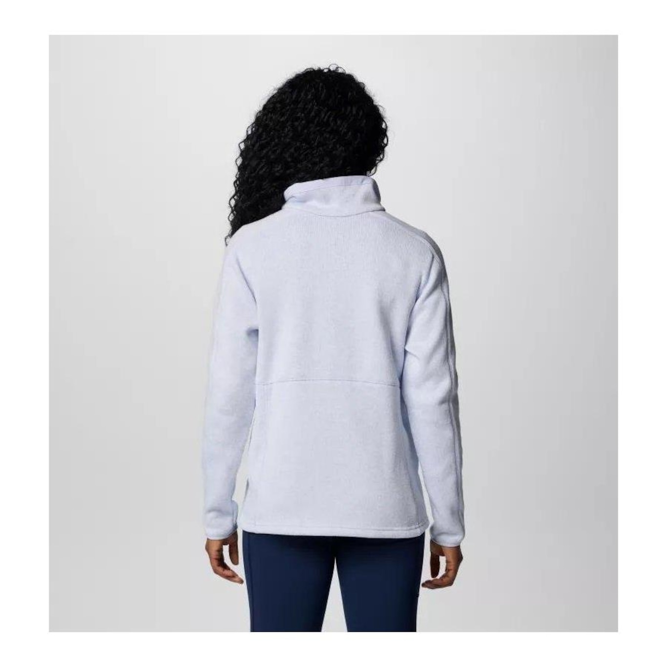 Jaqueta Columbia Sweater Weather Full Zip Ii Snowdrift Feminina - Foto 3