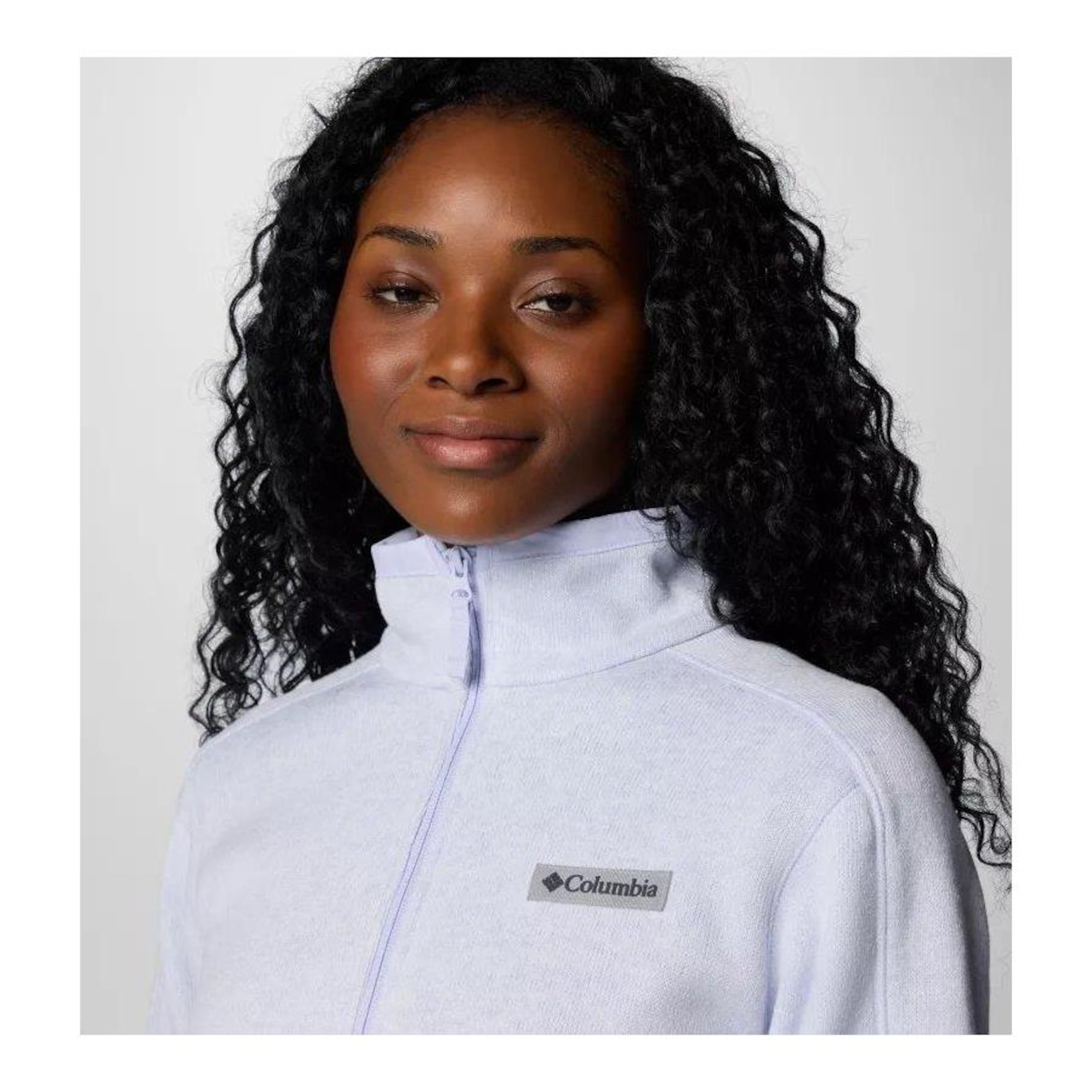 Jaqueta Columbia Sweater Weather Full Zip Ii Snowdrift Feminina - Foto 5