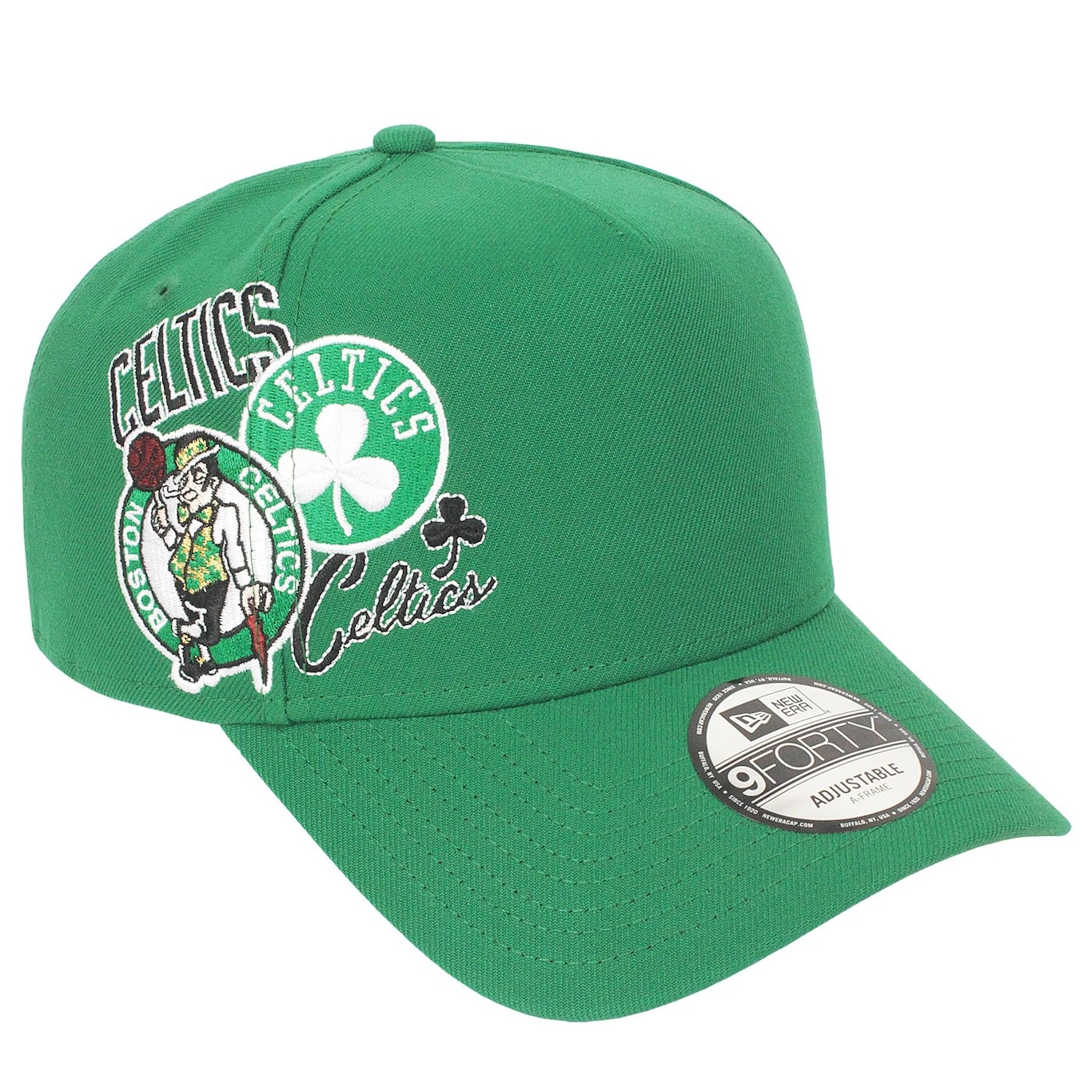 Boné Aba Curva New Era 9Forty A-Frame Nba Boston Celtics - Snapback - Adulto - Foto 3