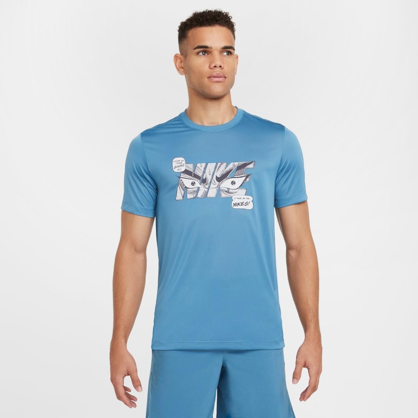 Camiseta Nike Dri-Fit Anime - Masculina - Foto 1