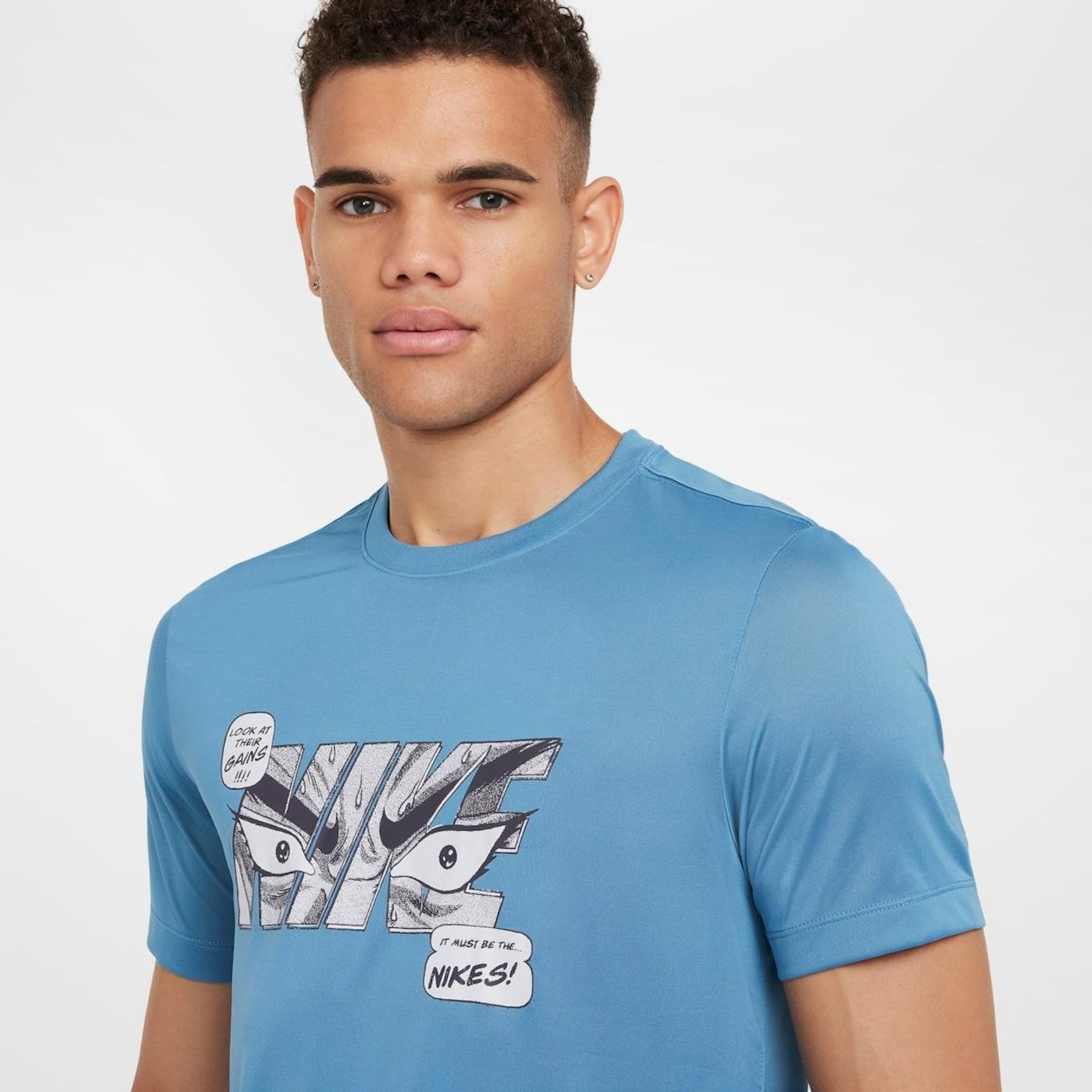 Camiseta Nike Dri-Fit Anime - Masculina - Foto 3