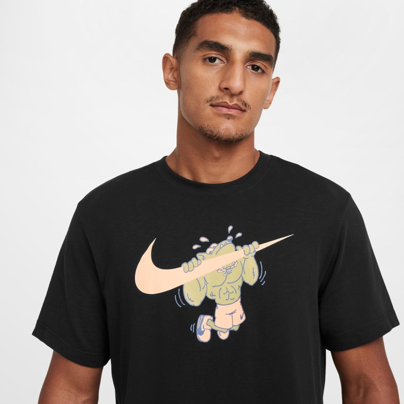 Camiseta Nike Dri-Fit Slub Anime - Masculina - Foto 3