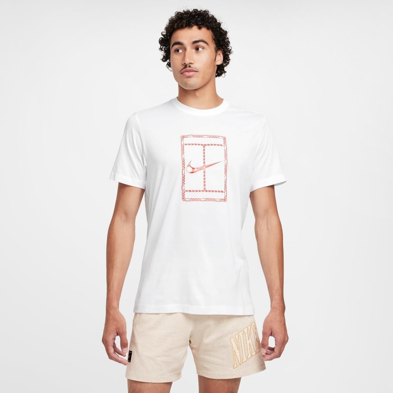 Camiseta Nikecourt Dri-Fit Heritage - Masculina - Foto 1