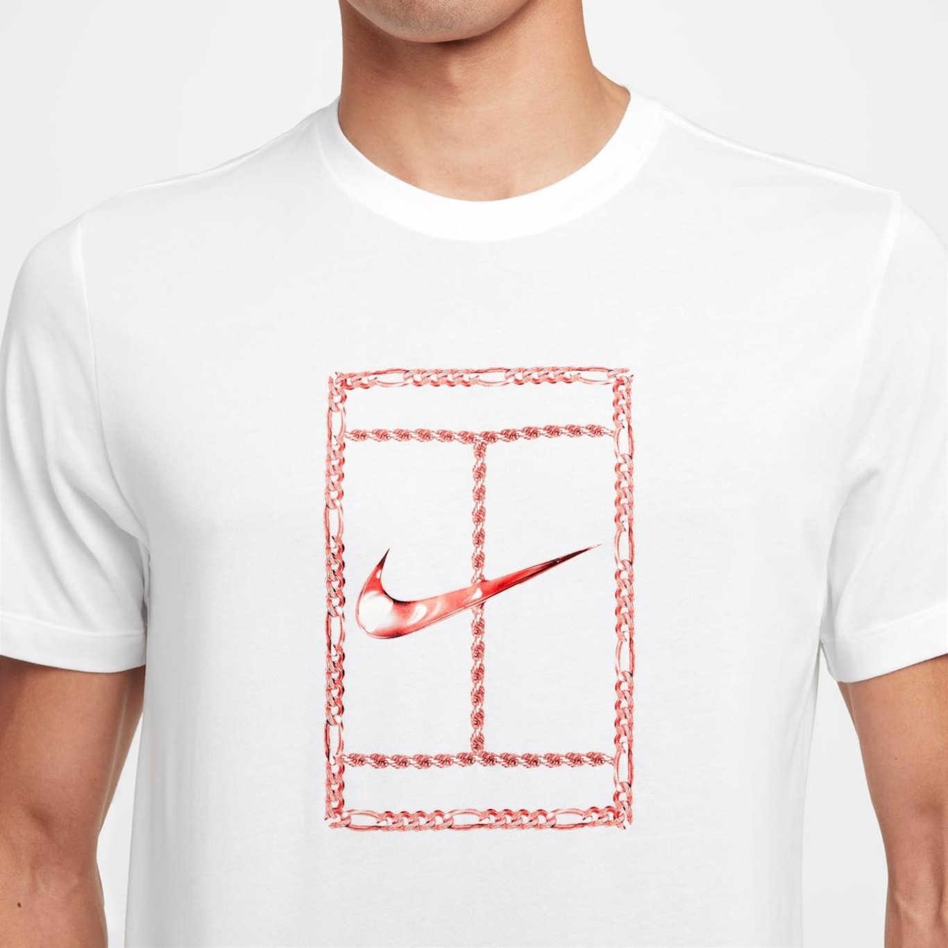 Camiseta Nikecourt Dri-Fit Heritage - Masculina - Foto 4