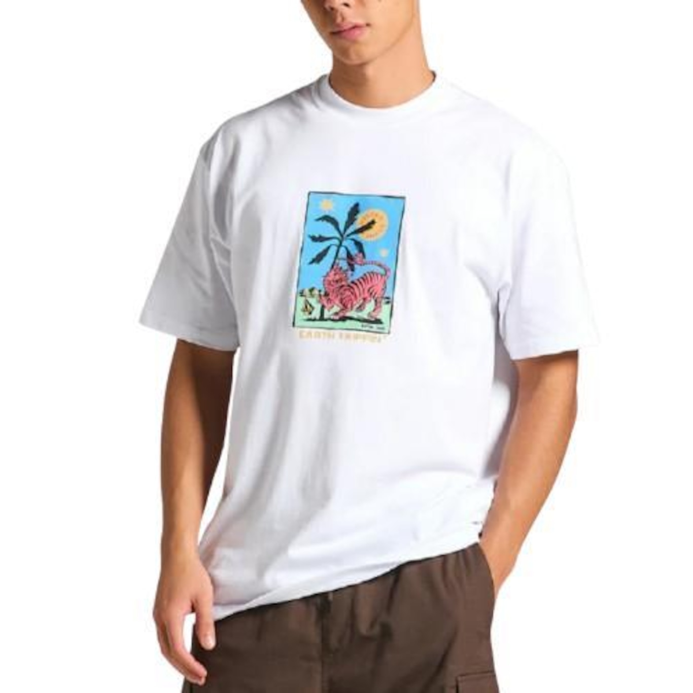 Camiseta Volcom Silk Mc Comfort Tarot Tiger - Masculina - Foto 1