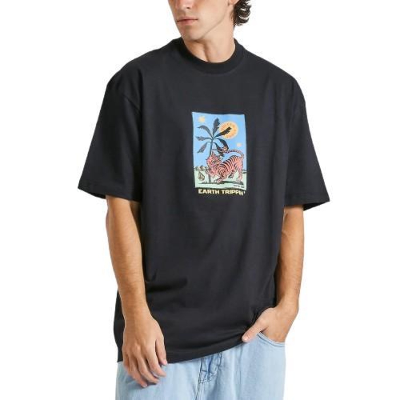 Camiseta Volcom Silk Mc Comfort Tarot Tiger - Masculina - Foto 1