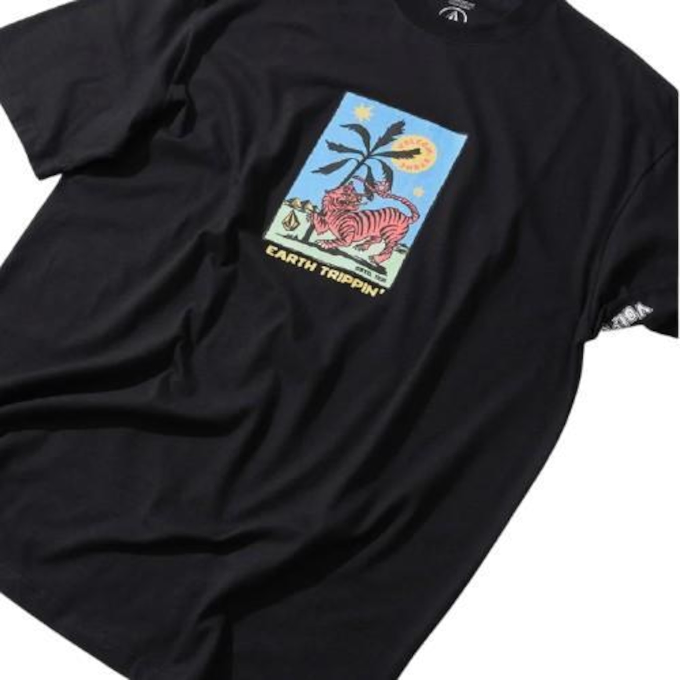 Camiseta Volcom Silk Mc Comfort Tarot Tiger - Masculina - Foto 3