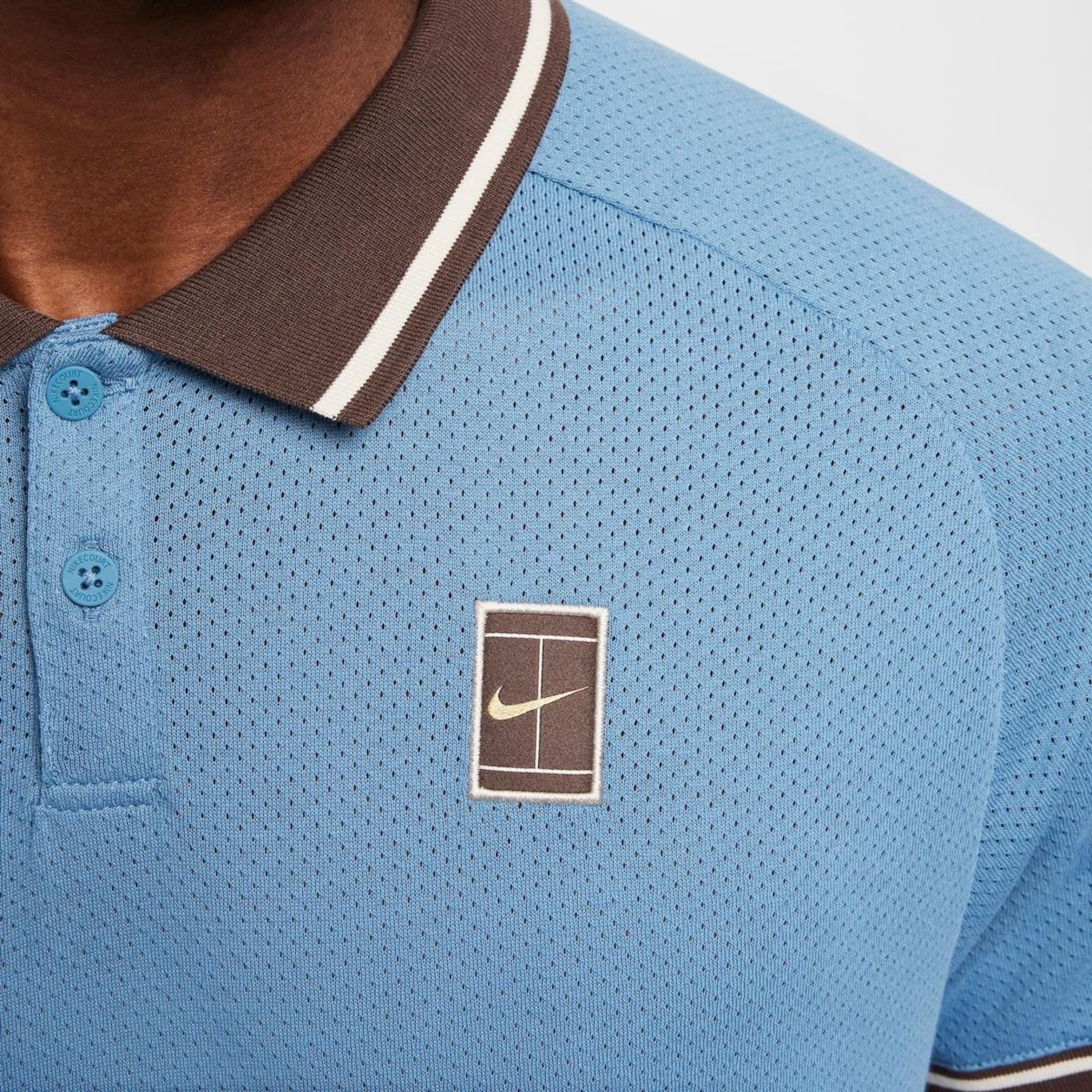 Camisa Polo Nikecourt Heritage - Masculina - Foto 4