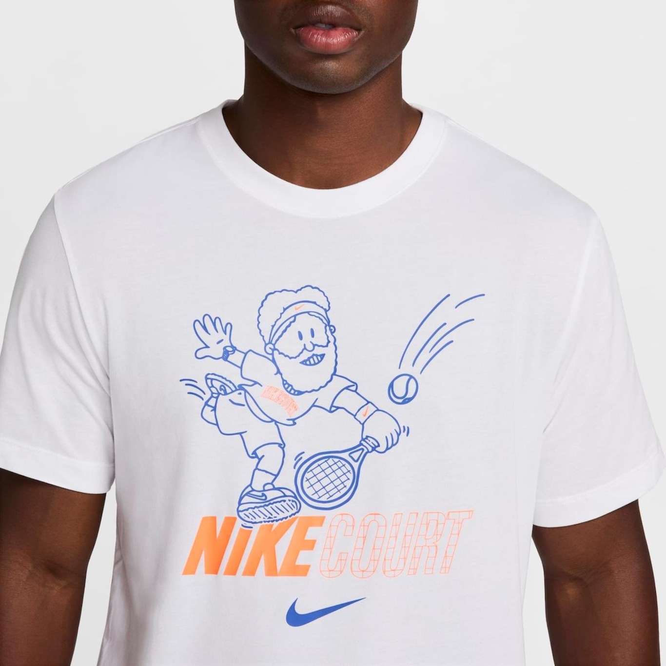 Camiseta Nikecourt Dri-Fit - Masculina - Foto 4