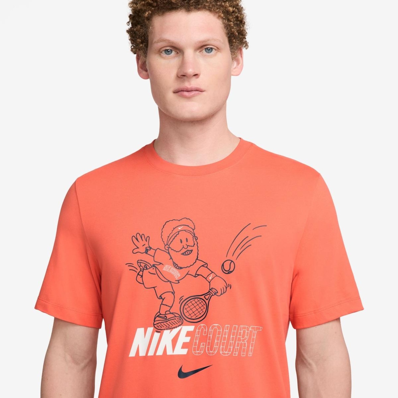 Camiseta Nikecourt Dri-Fit - Masculina - Foto 3