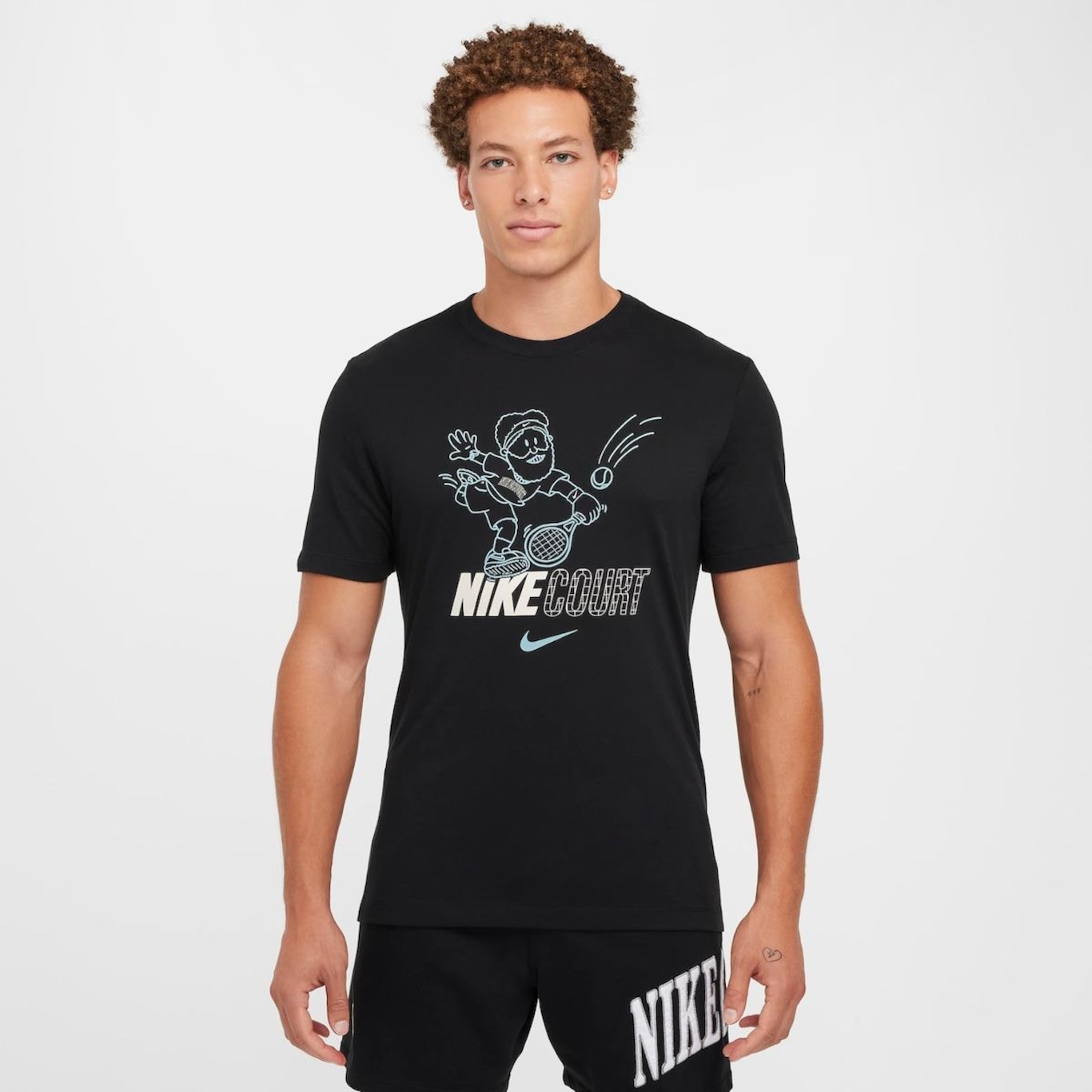 Camiseta Nikecourt Dri-Fit - Masculina - Foto 1