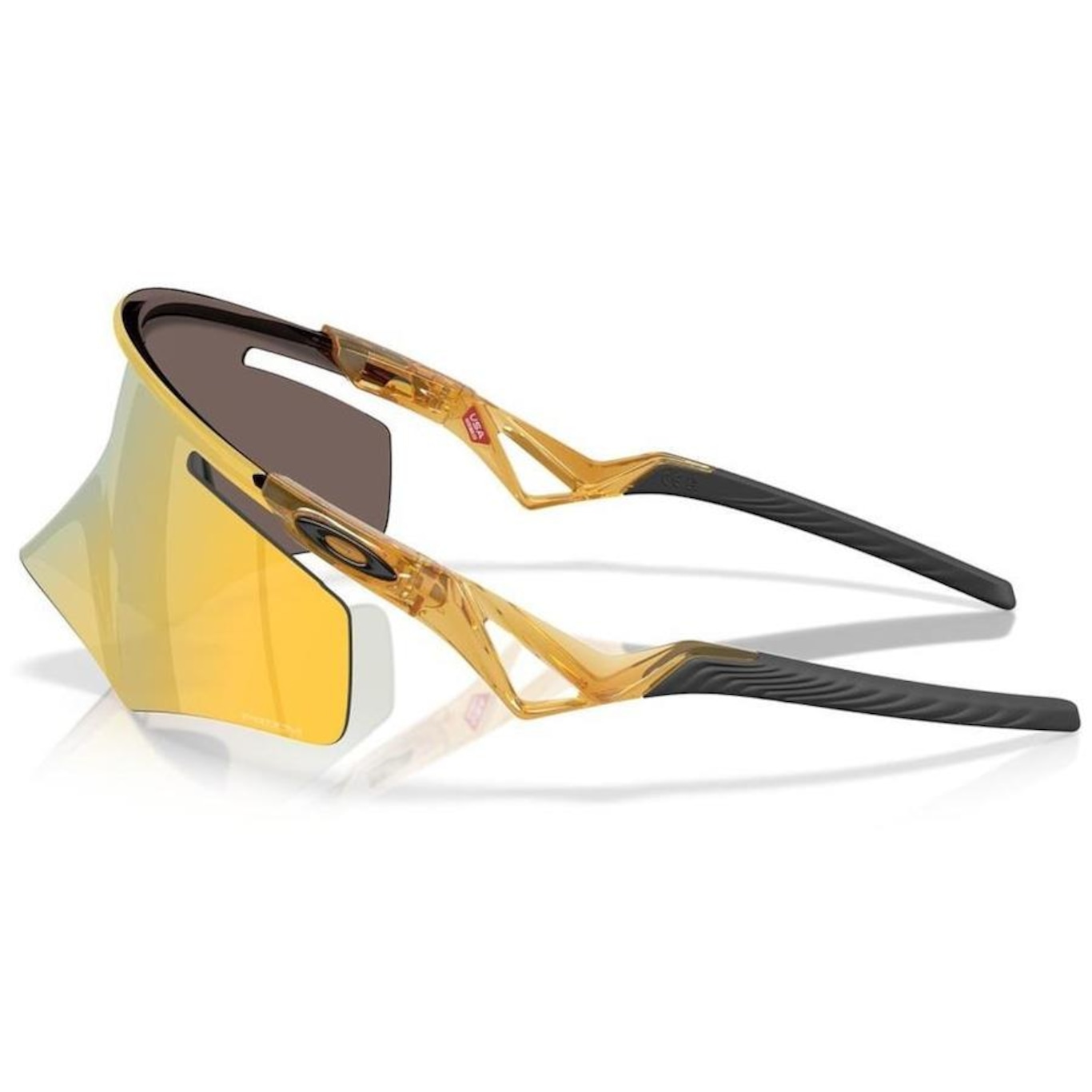 Óculos de Sol Oakley Qntm Kato Transparent Light Curry 0456 - Foto 2