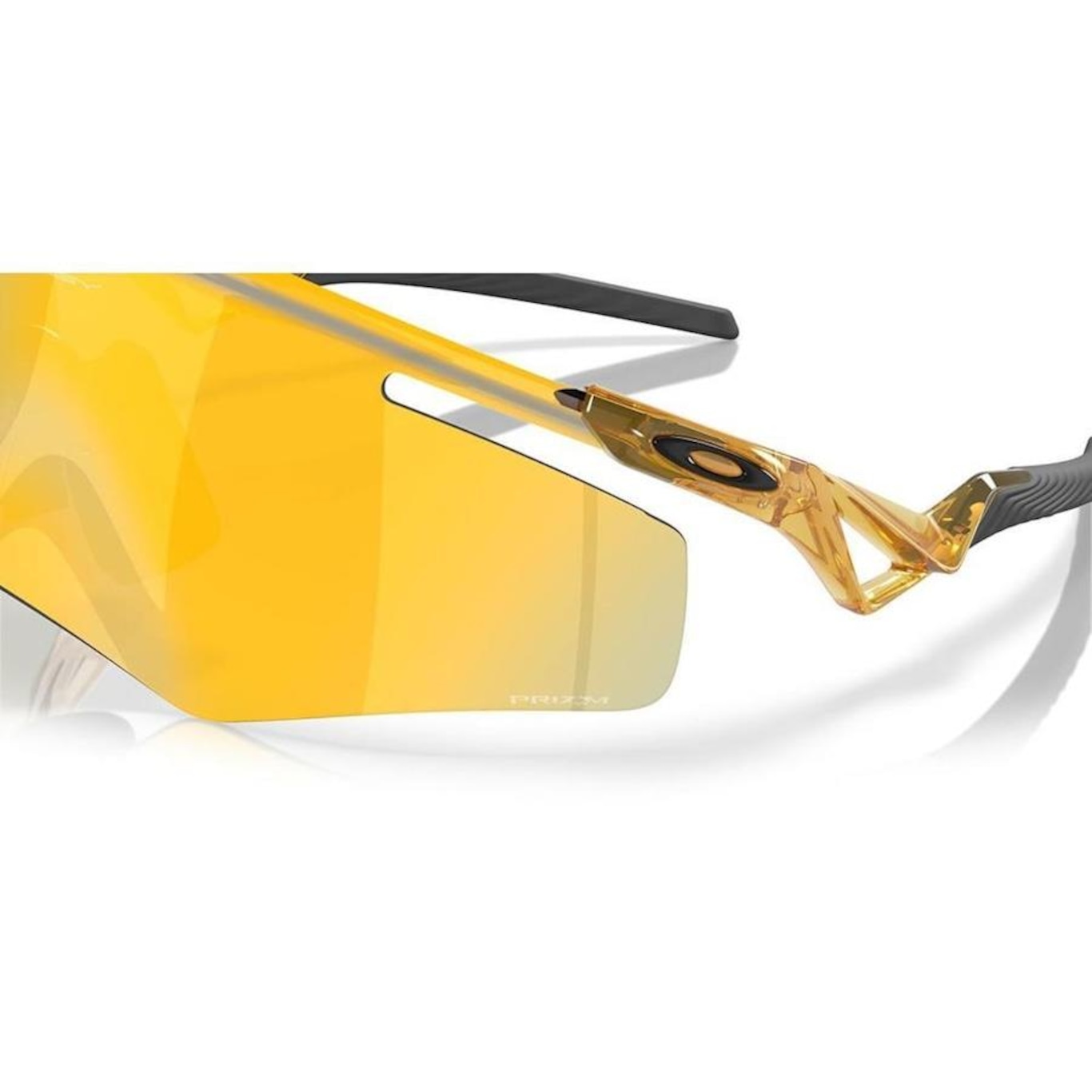 Óculos de Sol Oakley Qntm Kato Transparent Light Curry 0456 - Foto 3