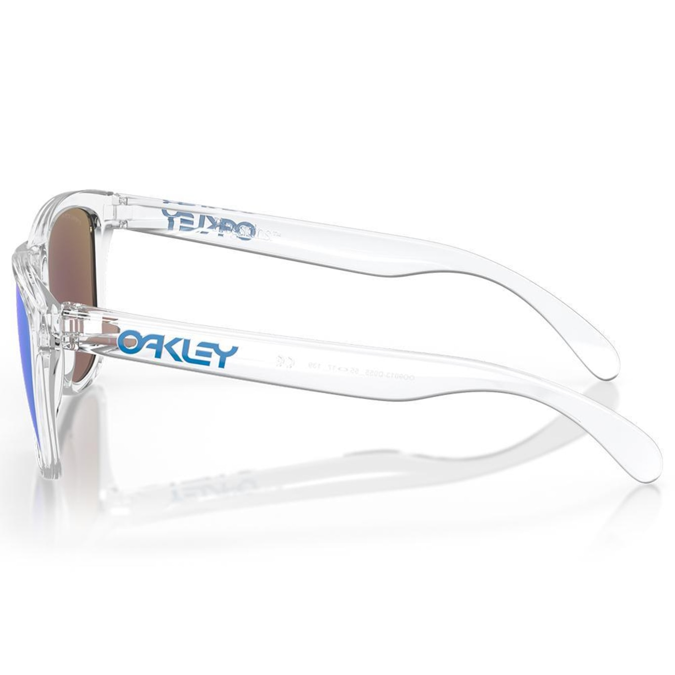 Óculos de Sol Oakley Frogskins Crystal Clear Prizm Sapphire - Foto 2