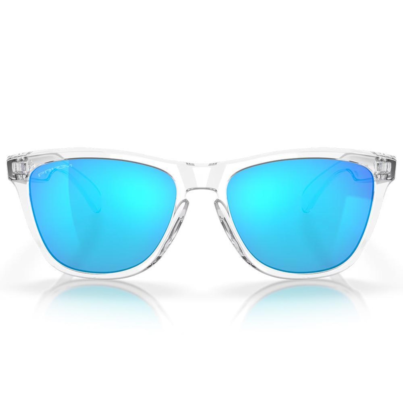 Óculos de Sol Oakley Frogskins Crystal Clear Prizm Sapphire - Foto 4