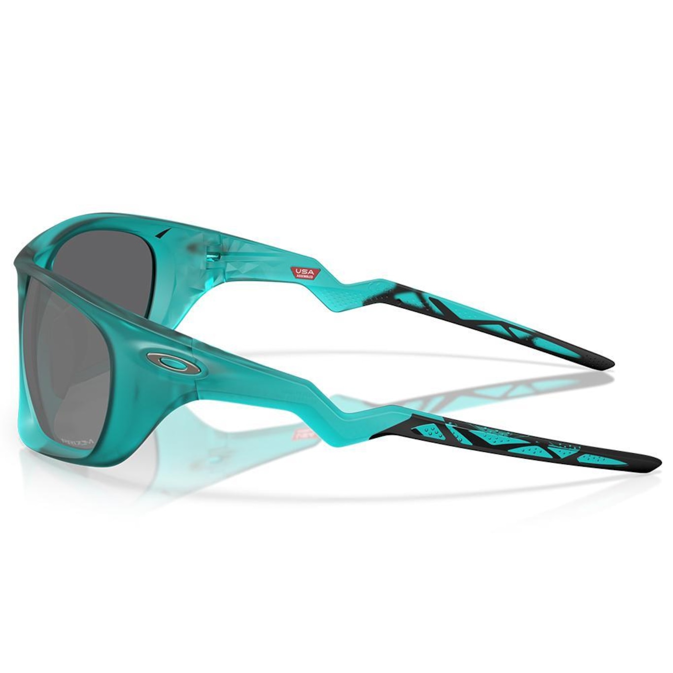 Óculos de Sol Oakley Lateralis Matte Transparent Arctic Surf - Foto 2