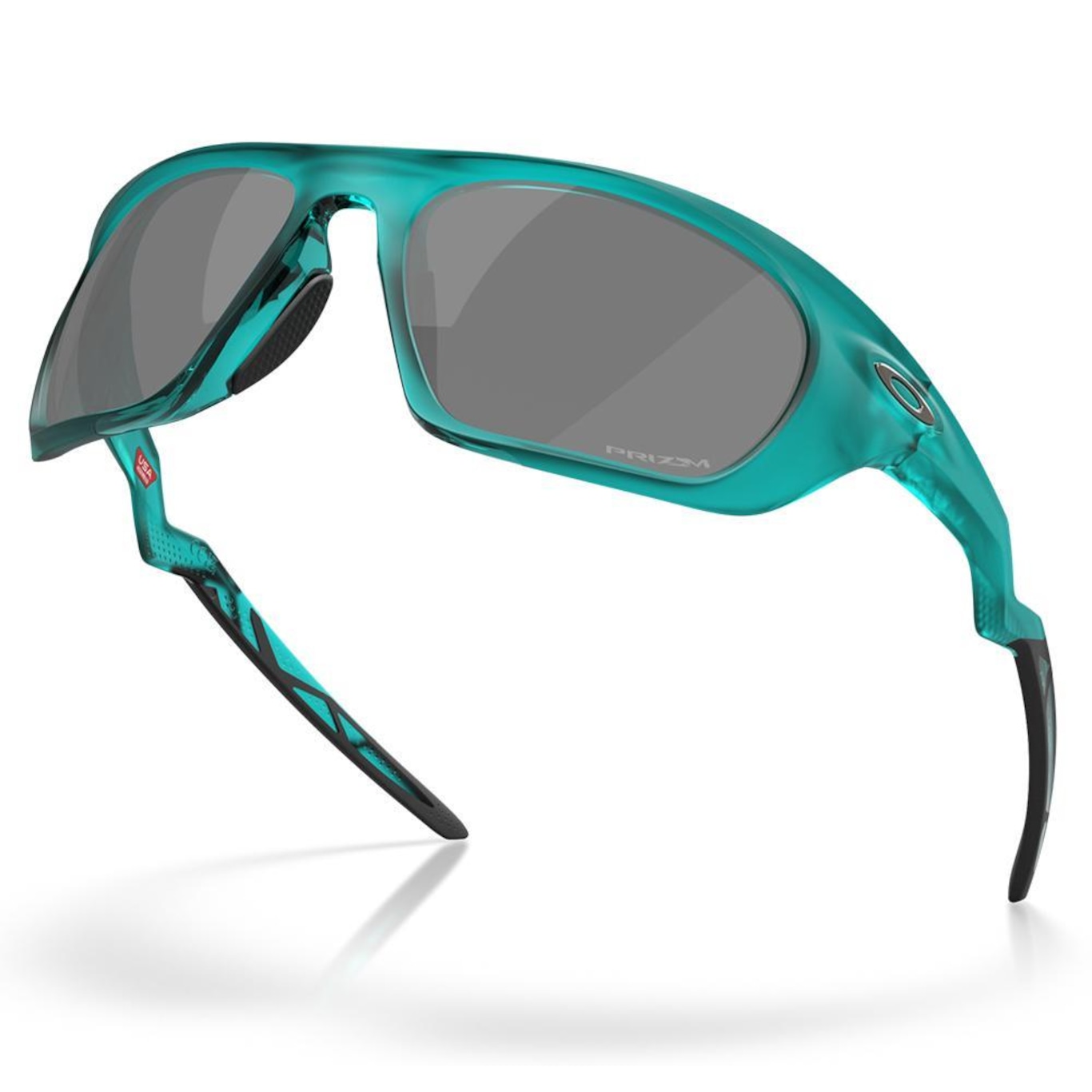 Óculos de Sol Oakley Lateralis Matte Transparent Arctic Surf - Foto 5