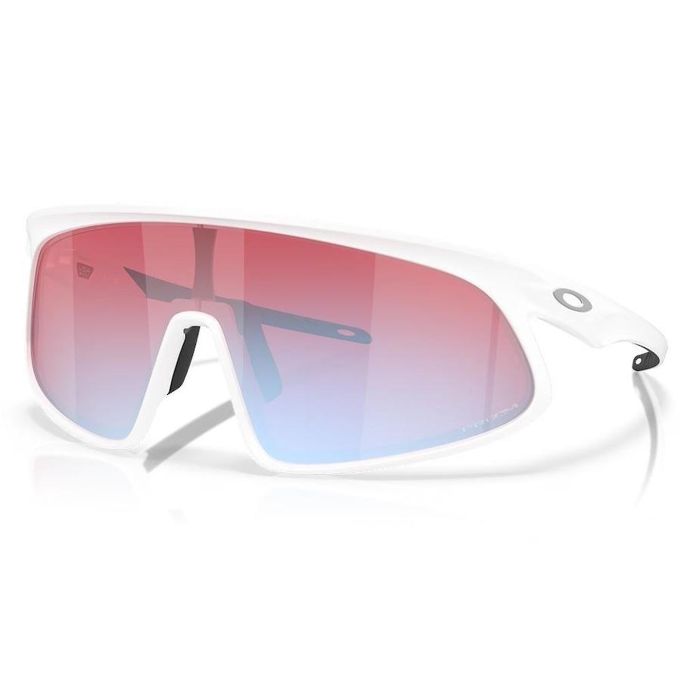 Óculos de Sol Oakley Rslv Matte White Prizm Snow Sapphire - Foto 1