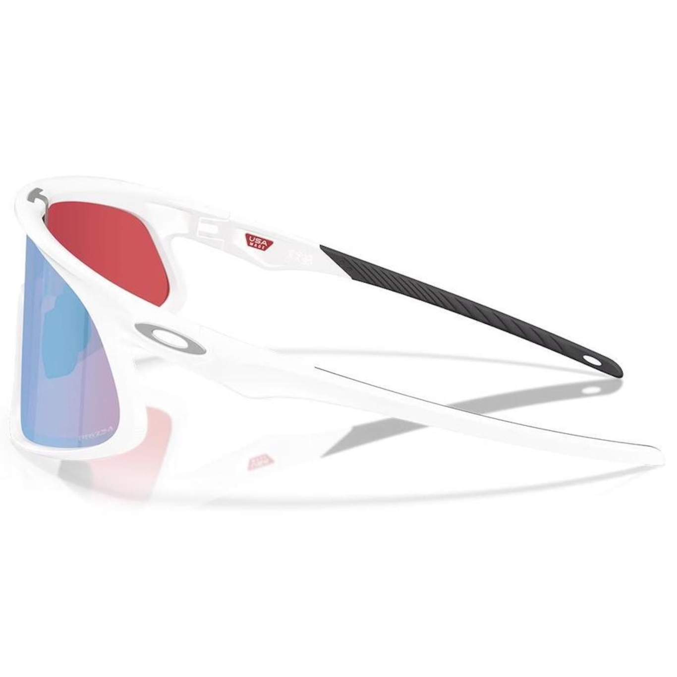 Óculos de Sol Oakley Rslv Matte White Prizm Snow Sapphire - Foto 2