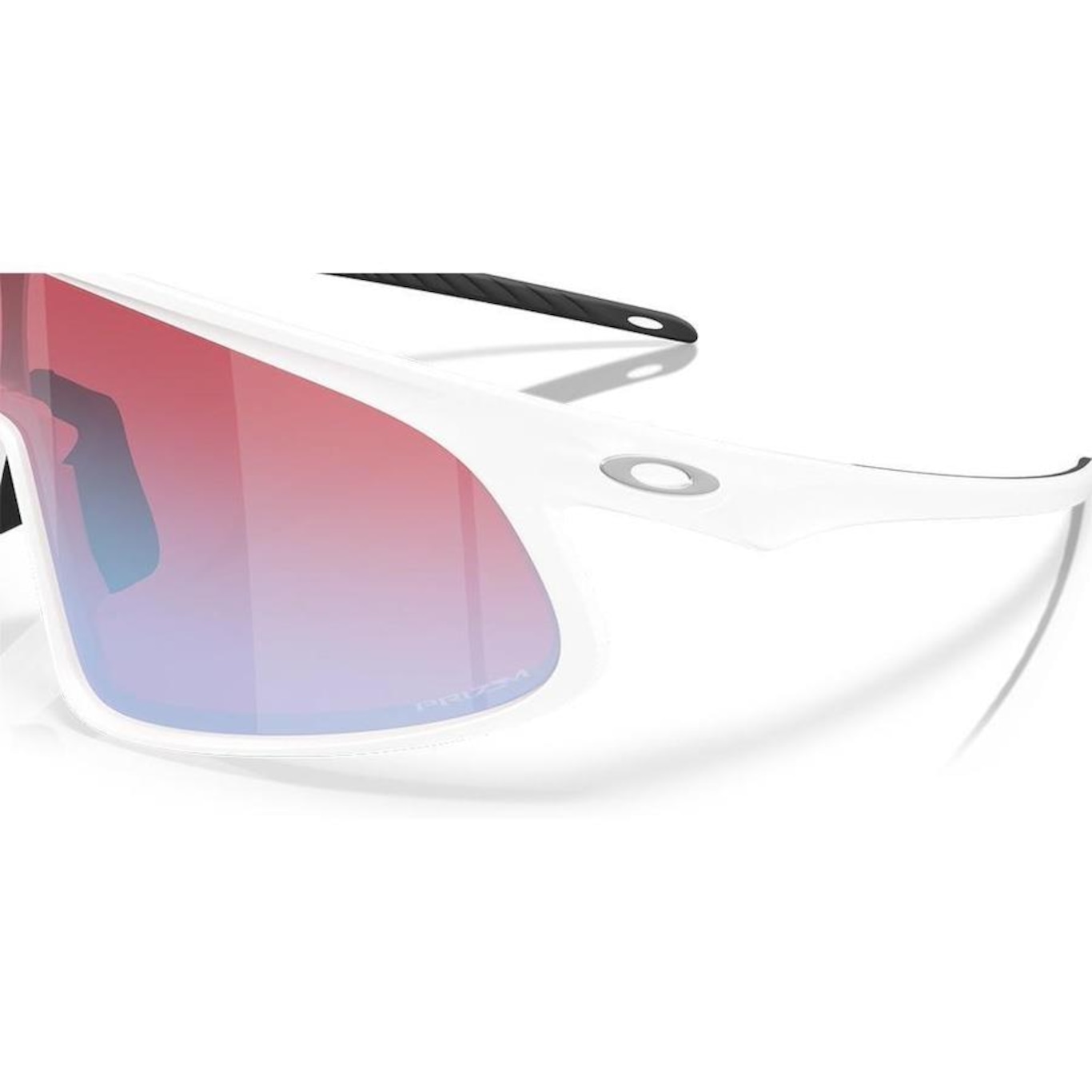 Óculos de Sol Oakley Rslv Matte White Prizm Snow Sapphire - Foto 3