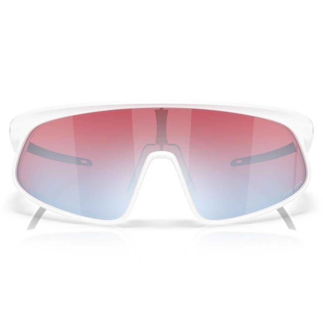 Óculos de Sol Oakley Rslv Matte White Prizm Snow Sapphire - Foto 4