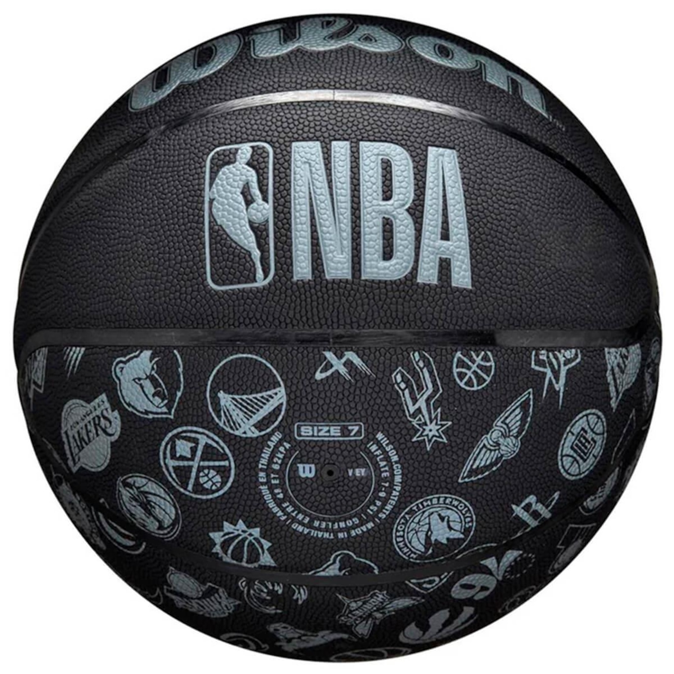 Bola de Basquete Wilson Nba All Team Black #7 - Foto 2