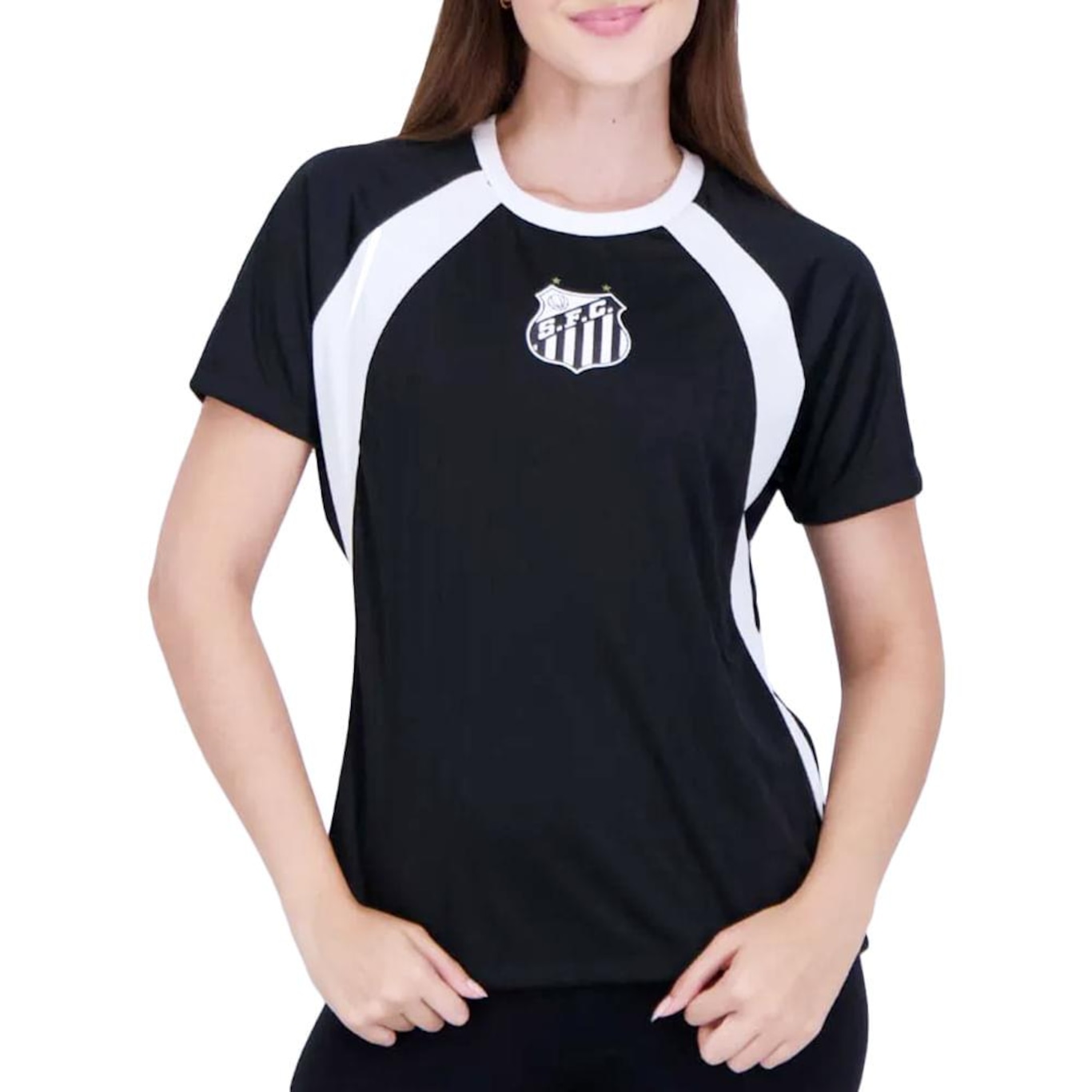 Camiseta do Santos Braziline Var - Feminina - Foto 1