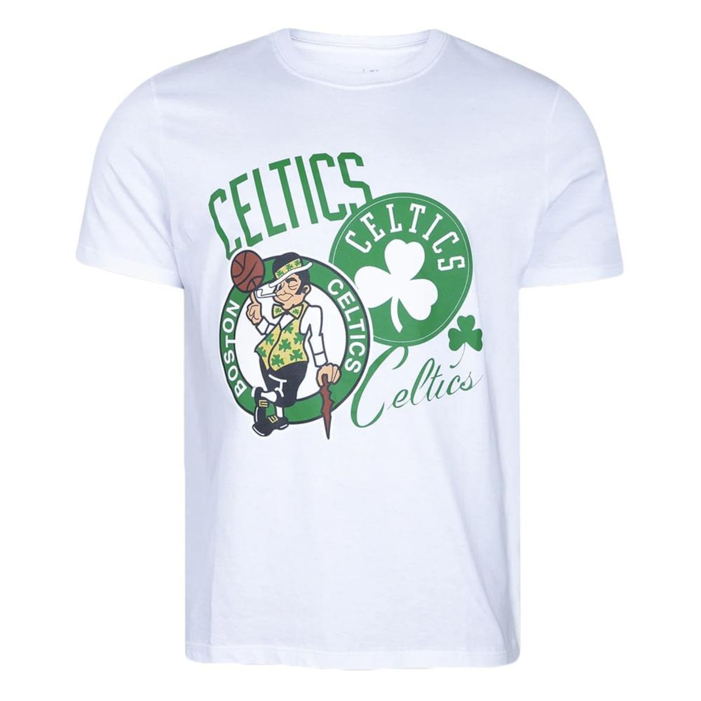 Camiseta New Era Boston Celtics Core World - Masculina - Foto 1