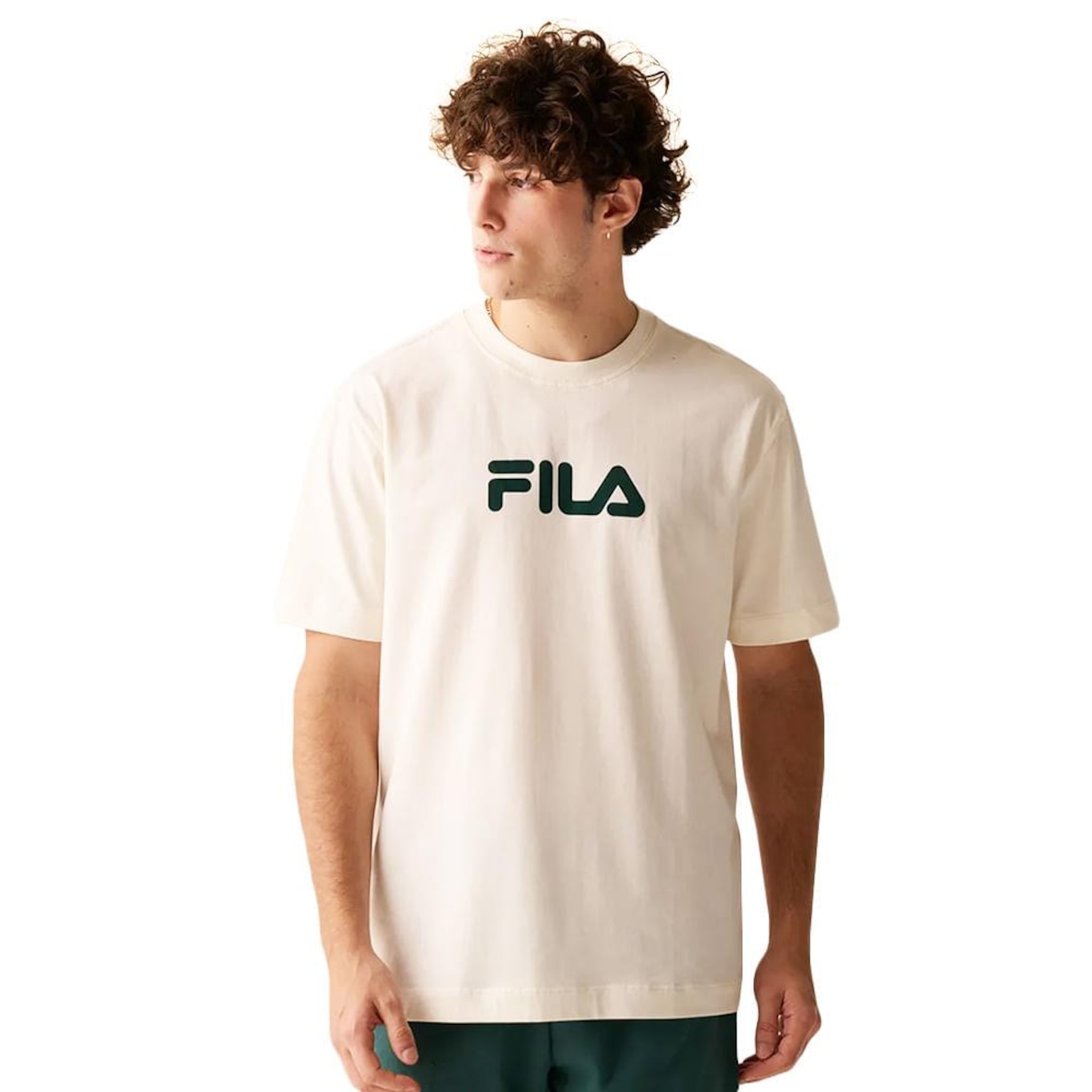 Camiseta Fila Comfort Letter - Masculina - Foto 1