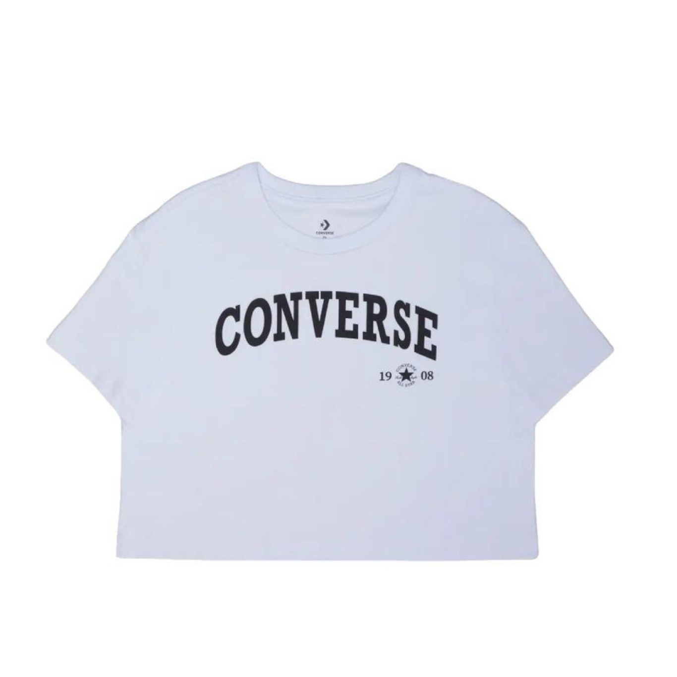 Camiseta Cropped Converse Oversized Retro  - Feminina - Foto 1