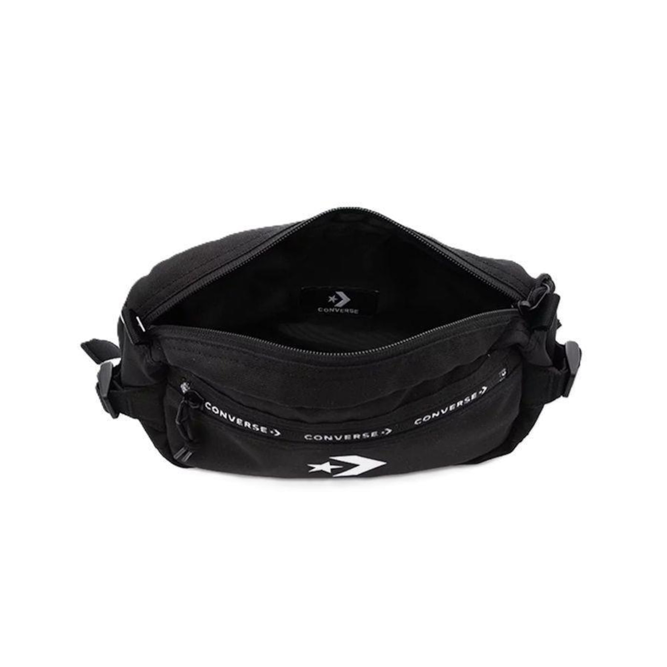 Pochete Converse Transition Sling Black - Unissex - Foto 2