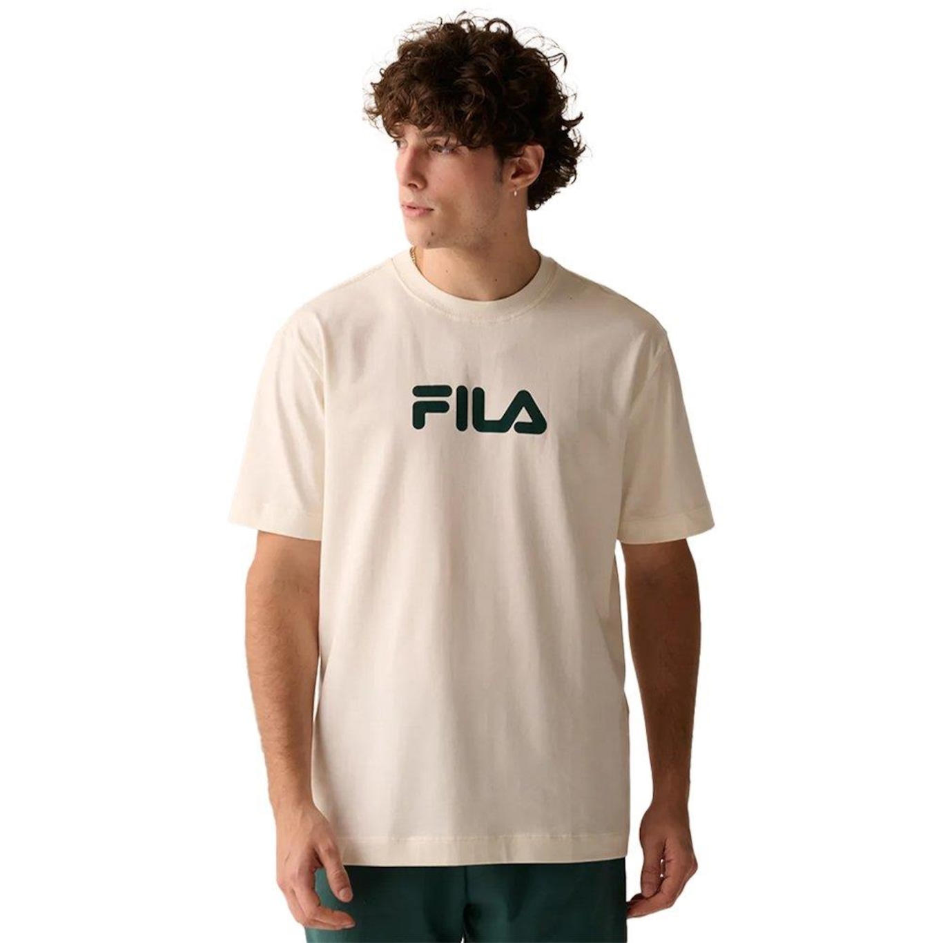 Camiseta Fila Comfort Letter - Masculina - Foto 1