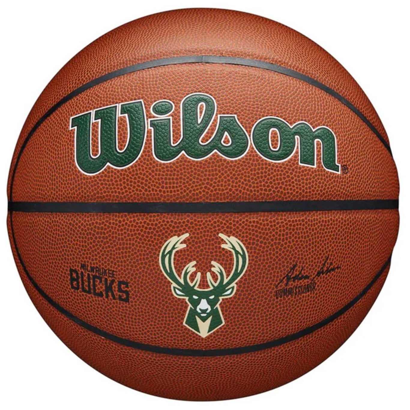 Bola de Basquete Wilson Nba Team Alliance Milwaukee Bucks #7 - Foto 1