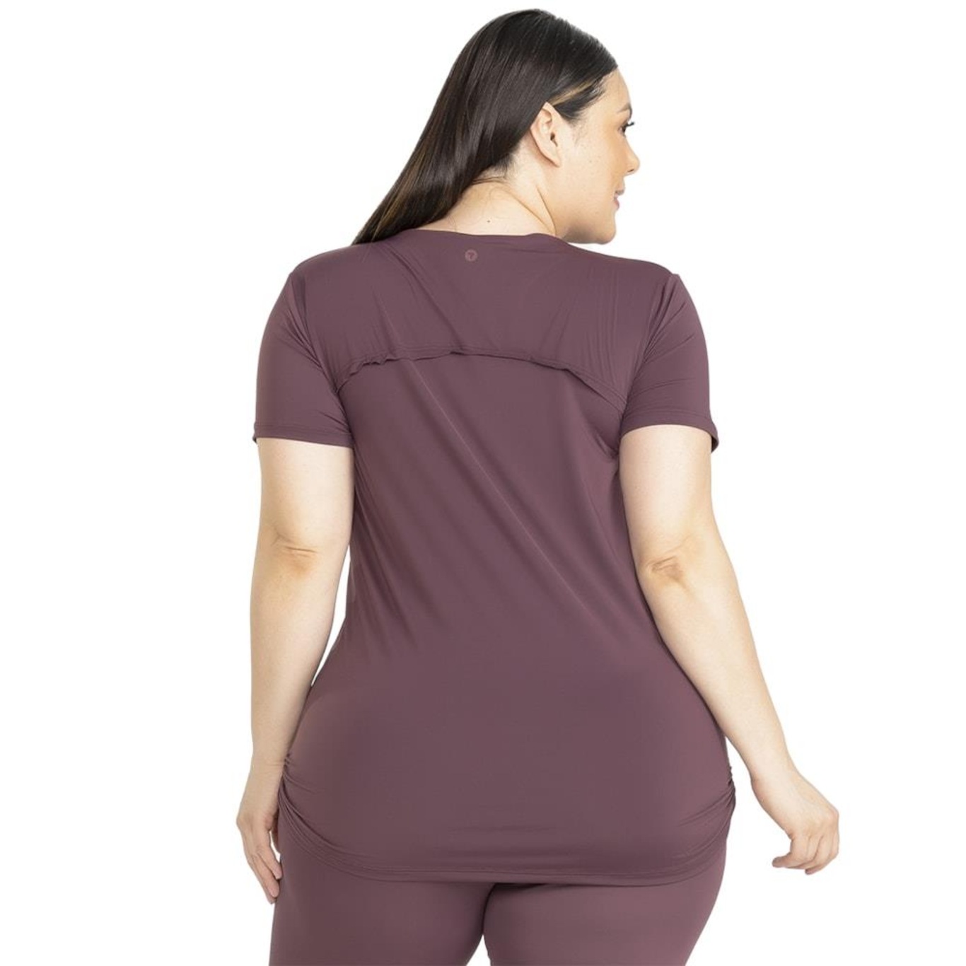 Camiseta Trinys Freedom Drape F-15744 Plus Size - Feminina - Foto 2