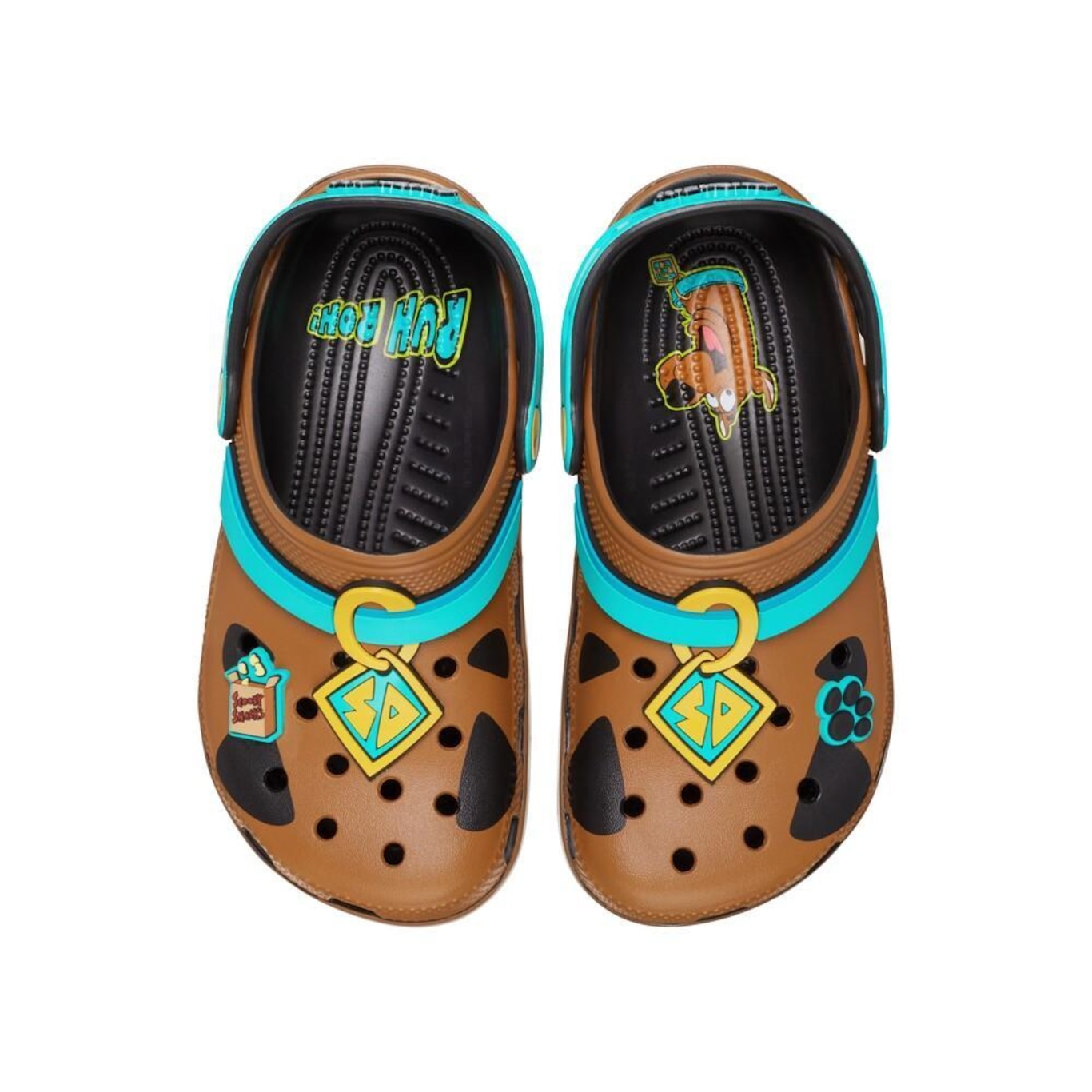 Sandália Crocs Scooby-Doo Classic Clog K - Infantil - Foto 5