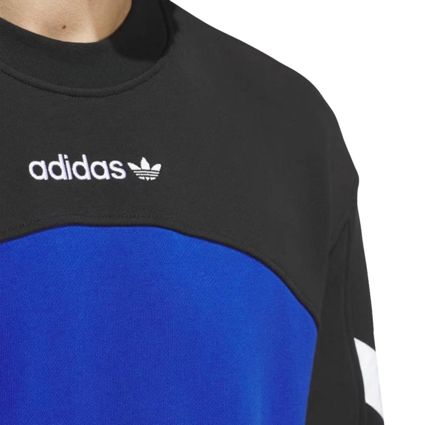 Blusão de Moletom adidas sem Capuz Premiere Crewneck - Masculino - Foto 3